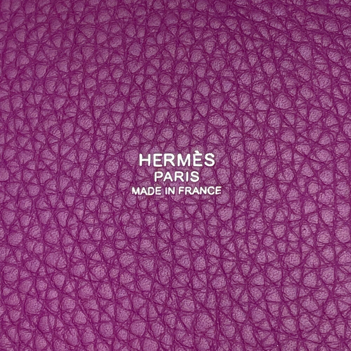 Hermes Picotin Anemone Taurillon Clemence Leather Handbag Tote Bag (Pre-Owned)