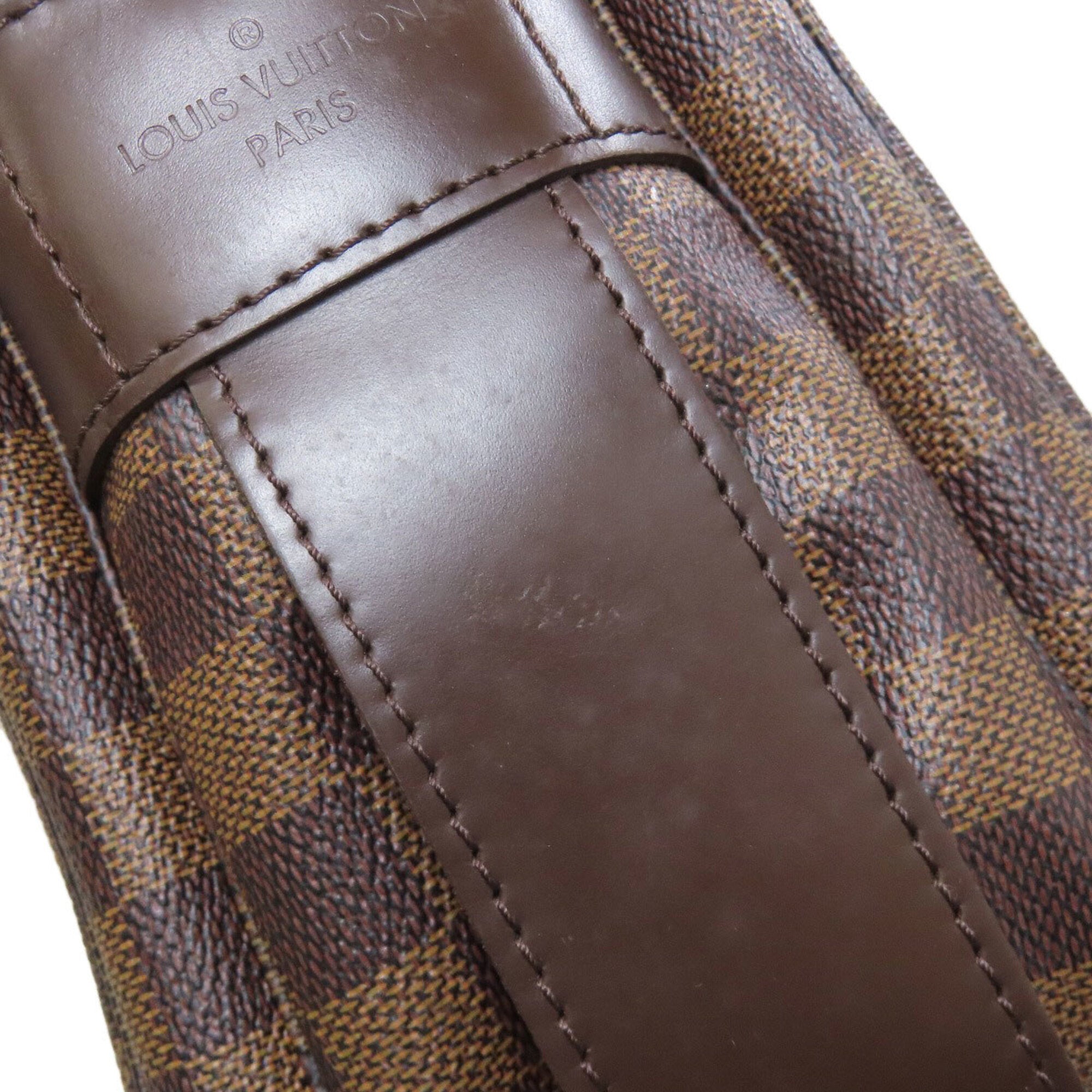 Louis Vuitton Brown Damier Canvas Ebene Damier Canvas Shoulder Bag (Pre-Owned)