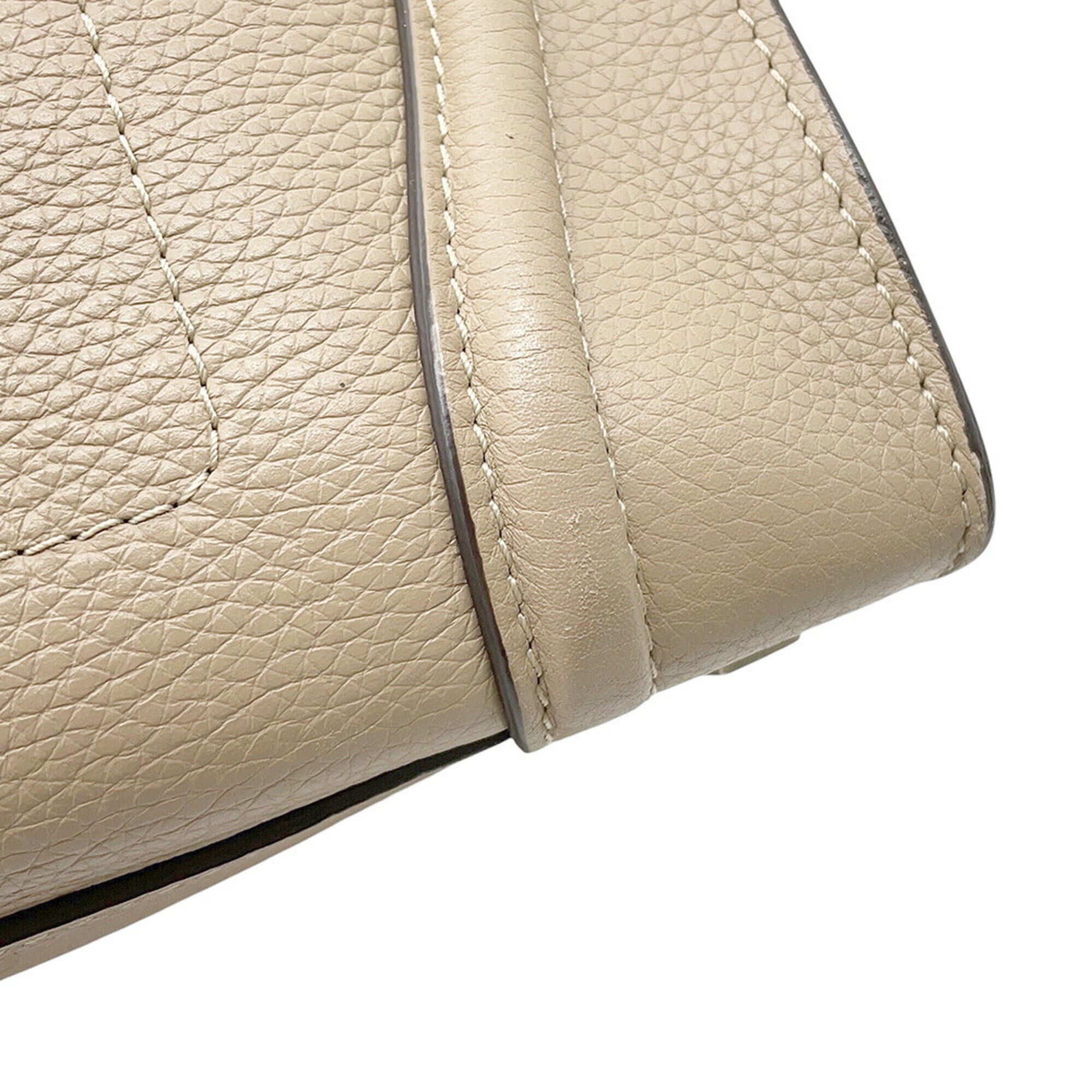 Celine Beige Leather Handbag (Pre-Owned)