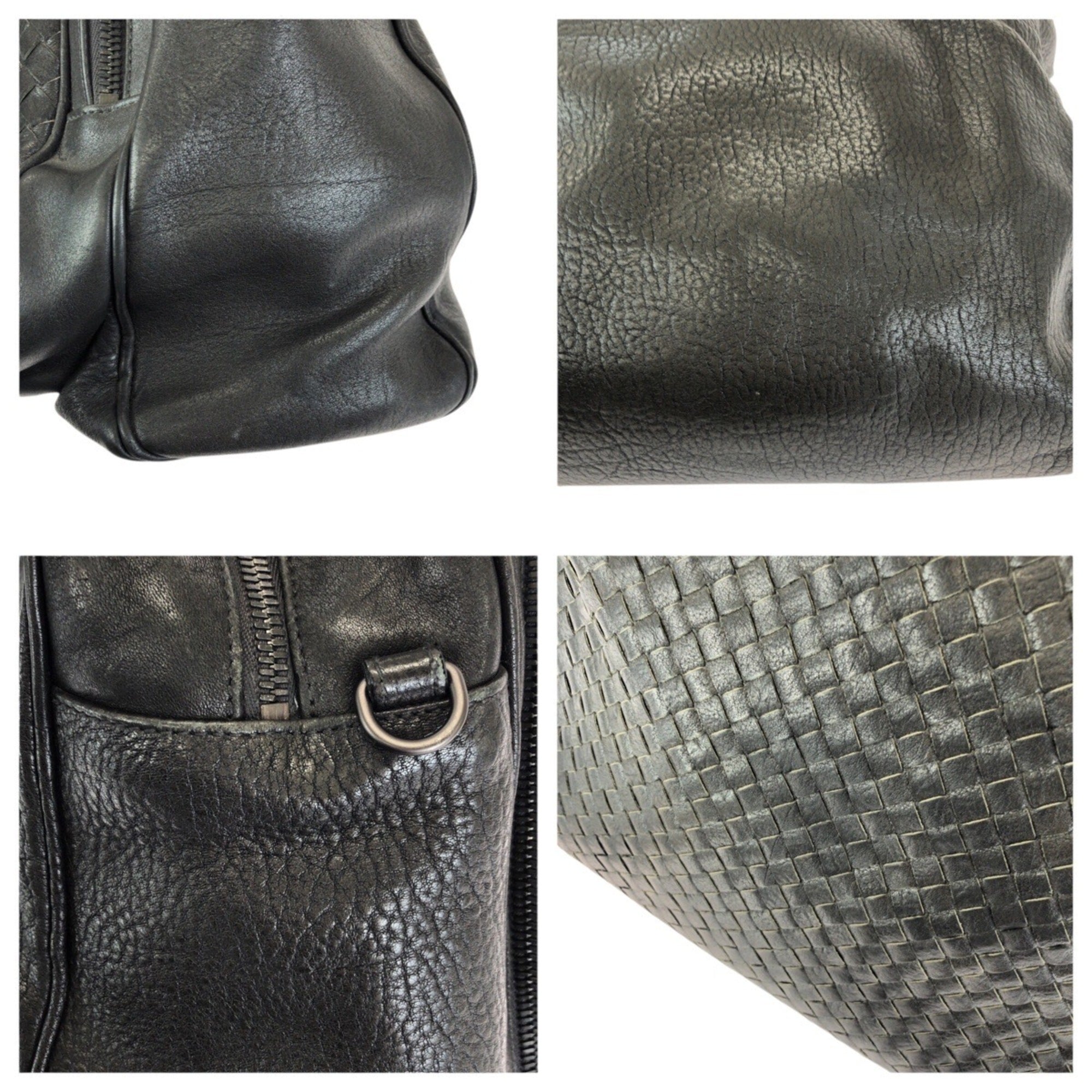 Bottega Veneta Black Leather Briefcase (Pre-Owned)
