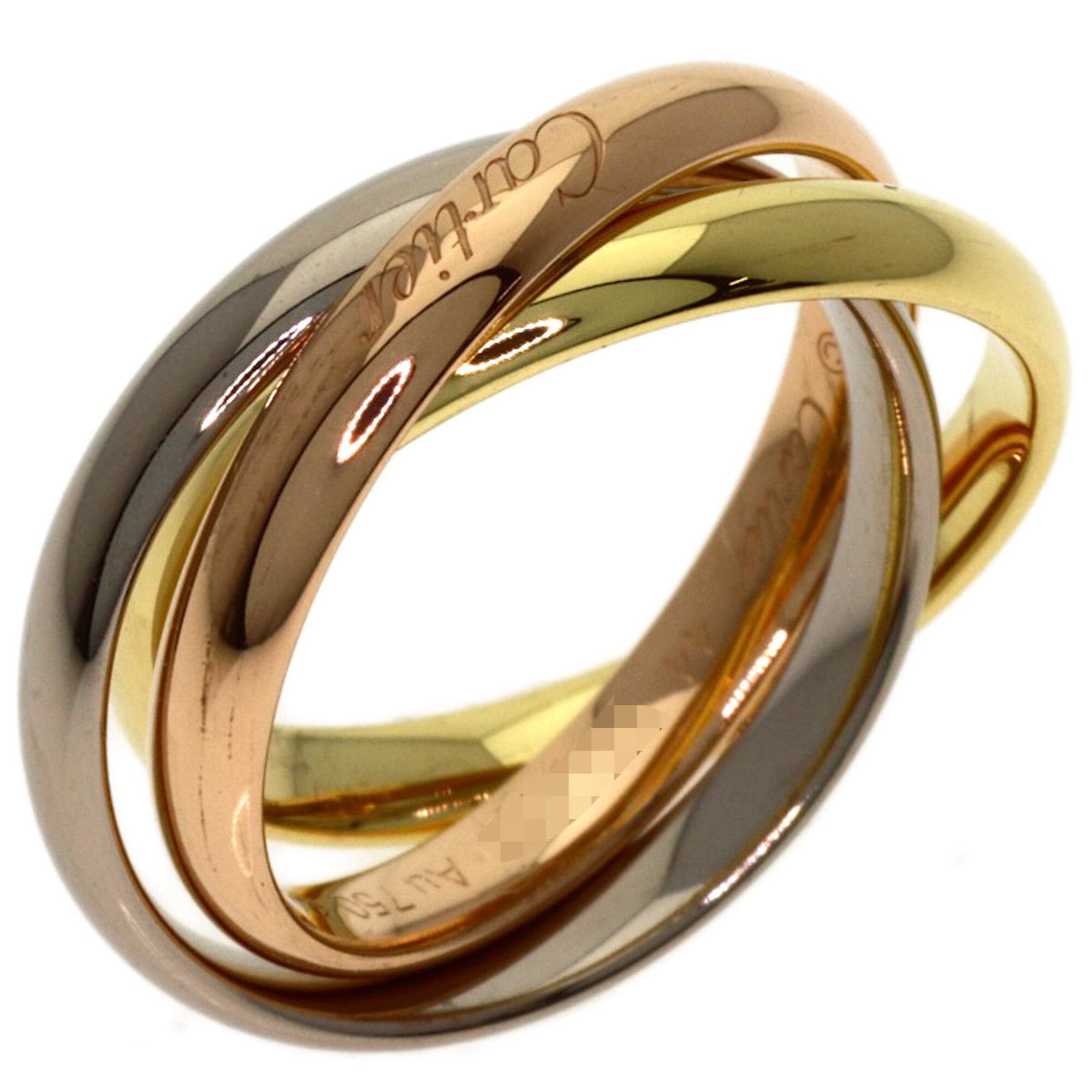Cartier Yellow Gold (18K) Pink Gold (18K) White Gold (18K) Band Ring (Pre-Owned)
