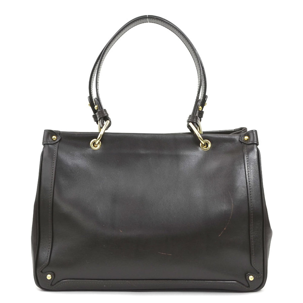 Bally Brown Leather Handbag (Pre-Owned)