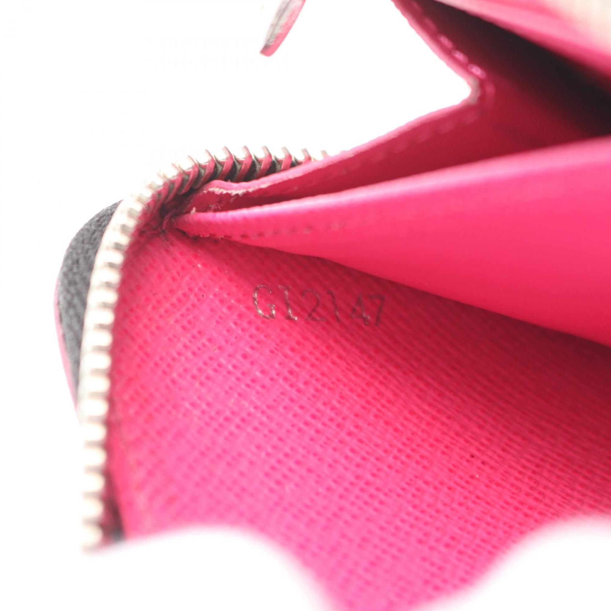 Louis Vuitton Epi Black Pink Epi Leather Long Wallet (Bi-Fold) (Pre-Owned)