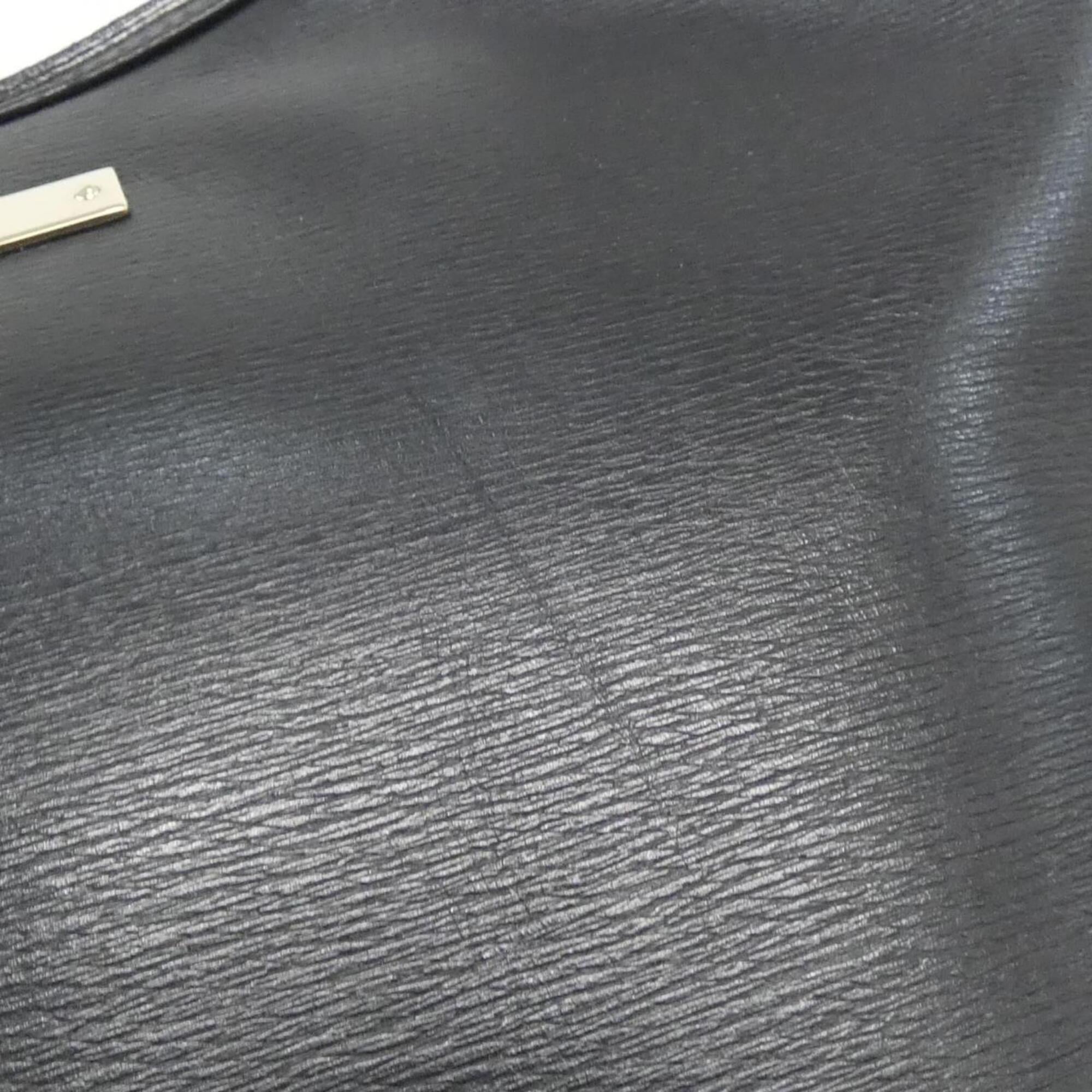 Gucci Black Leather Shoulder Bag (Pre-Owned)