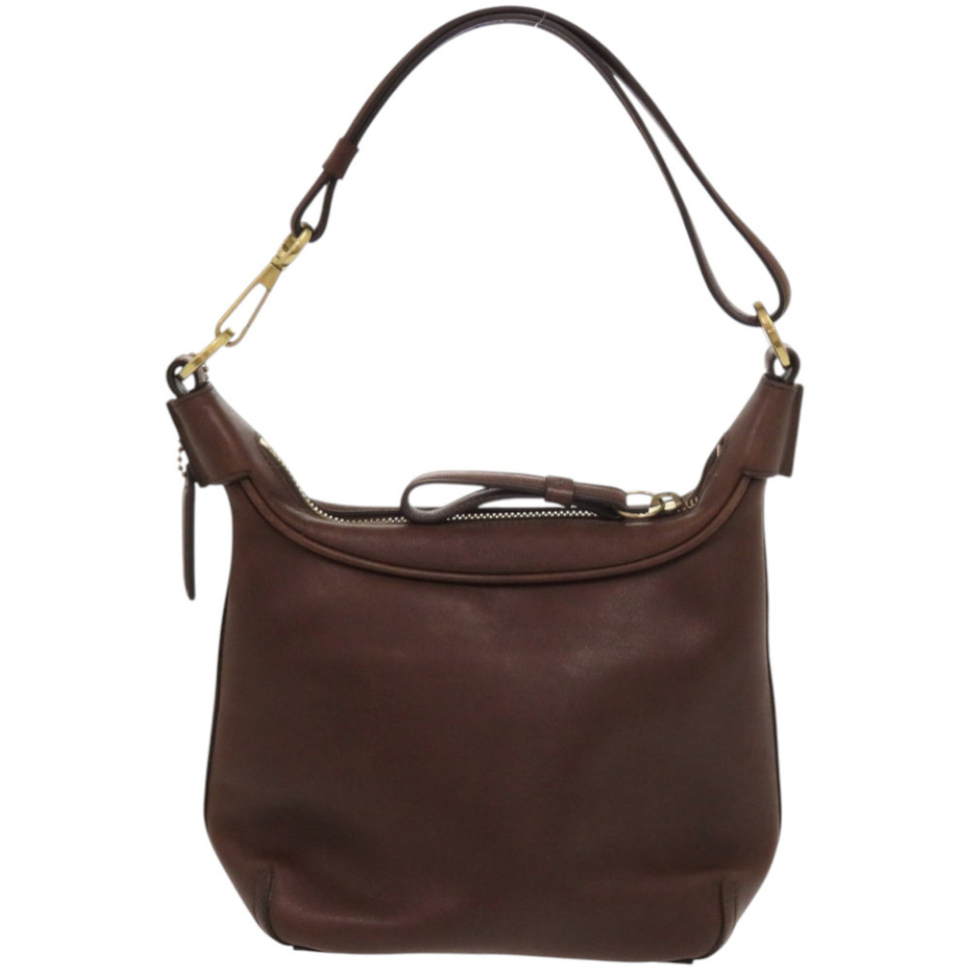 Coach Brown Leather Shoulder Bag (Pre-Owned)