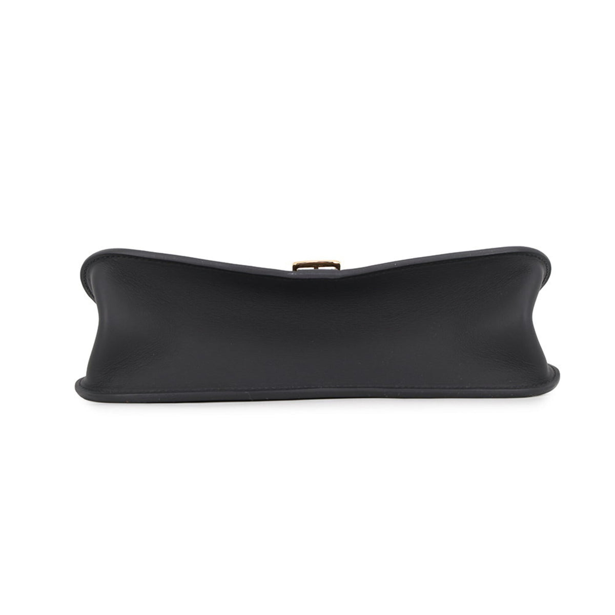 Hermes Black Swift Leather Handbag