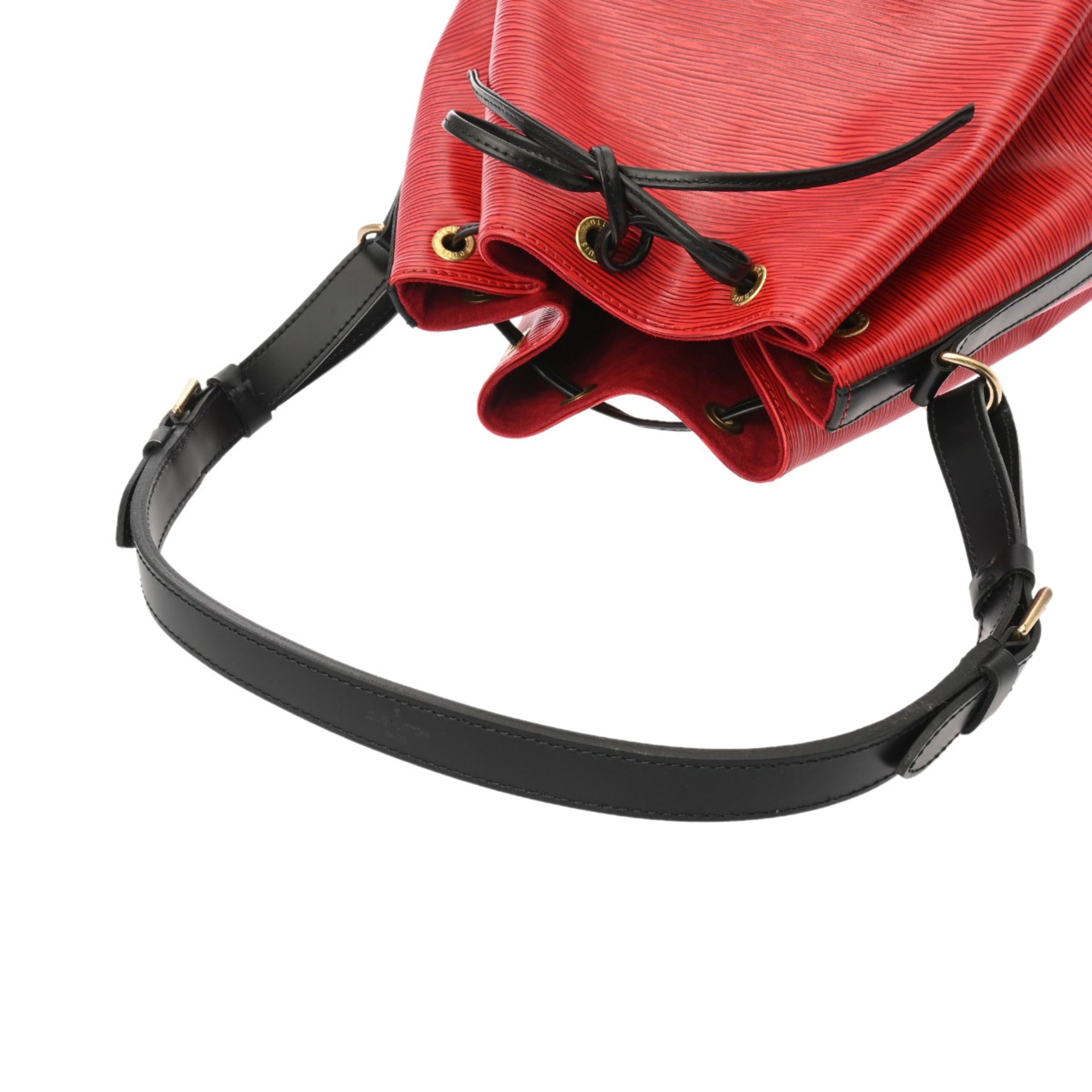 Louis Vuitton Noir Red Color Epi Leather Shoulder Bag (Pre-Owned)