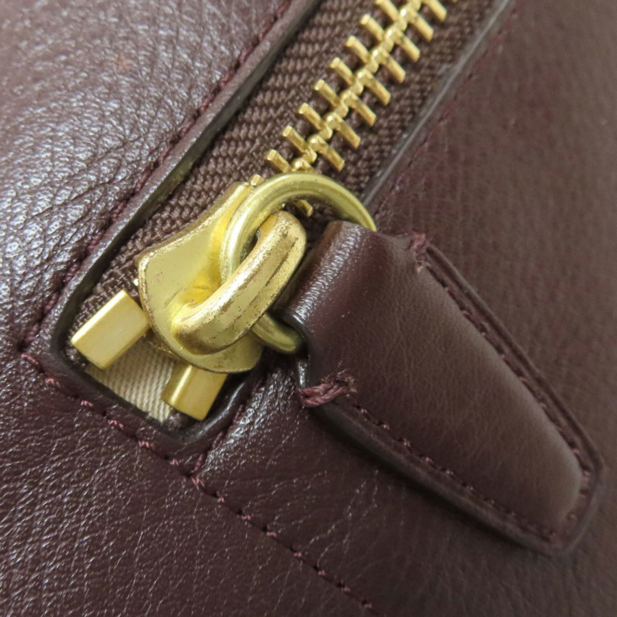 Coach Dark Brown Leather Shoulder Bag (Pre-Owned)