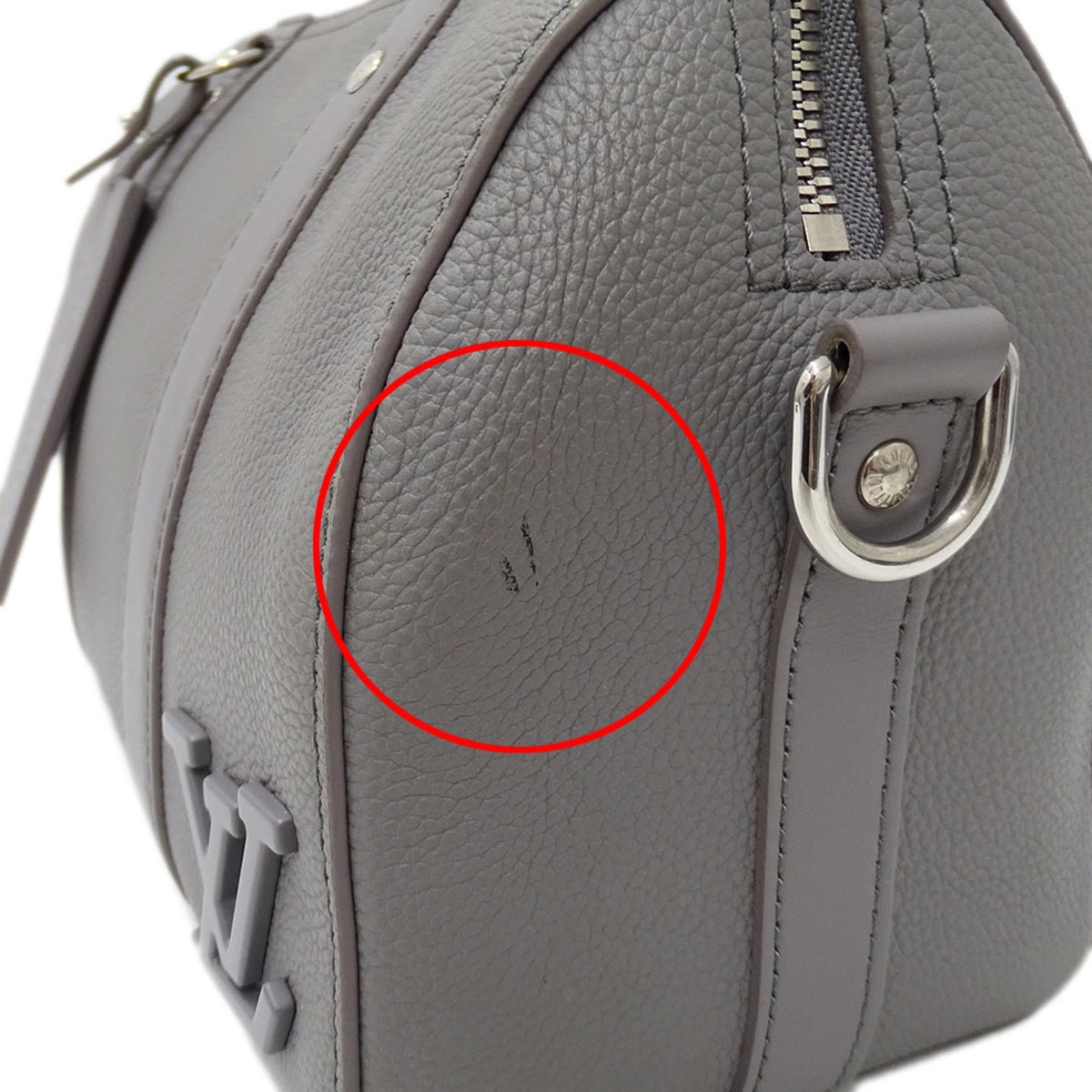 Louis Vuitton Gray Gris Handbag Shoulder Bag (Pre-Owned)