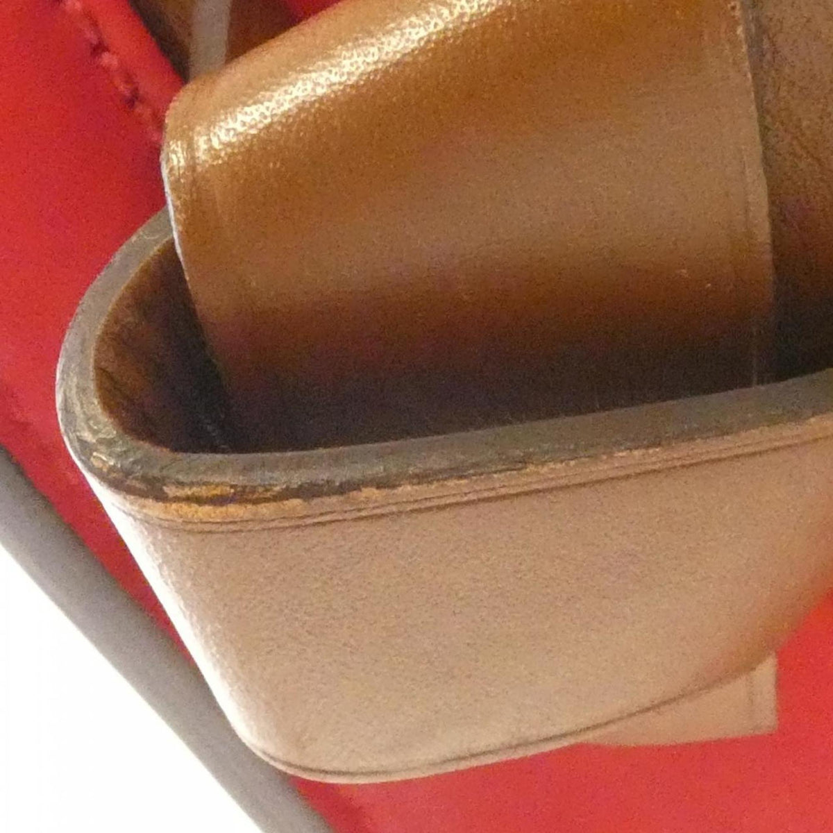 Louis Vuitton Rubis Noisette Leather Handbag (Pre-Owned)