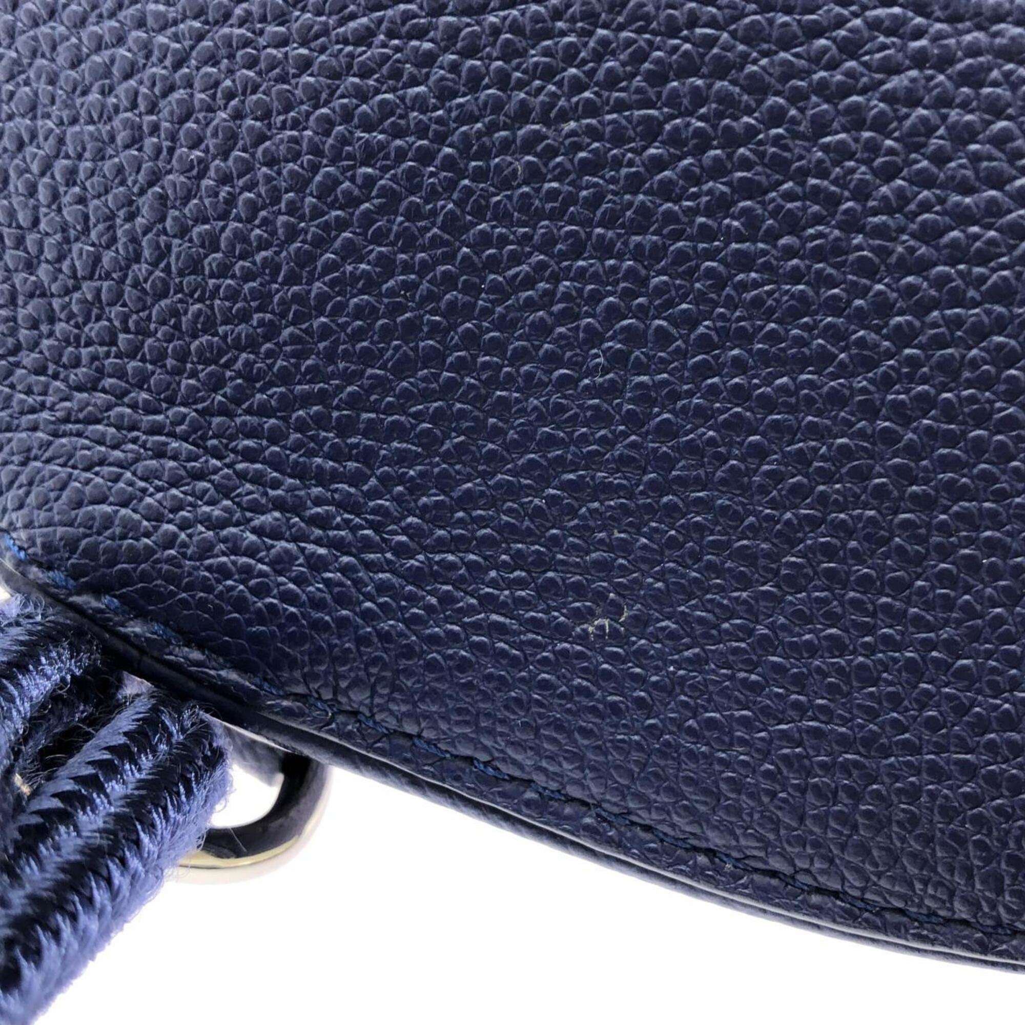 Louis Vuitton Blue Leather Shoulder Bag (Pre-Owned)
