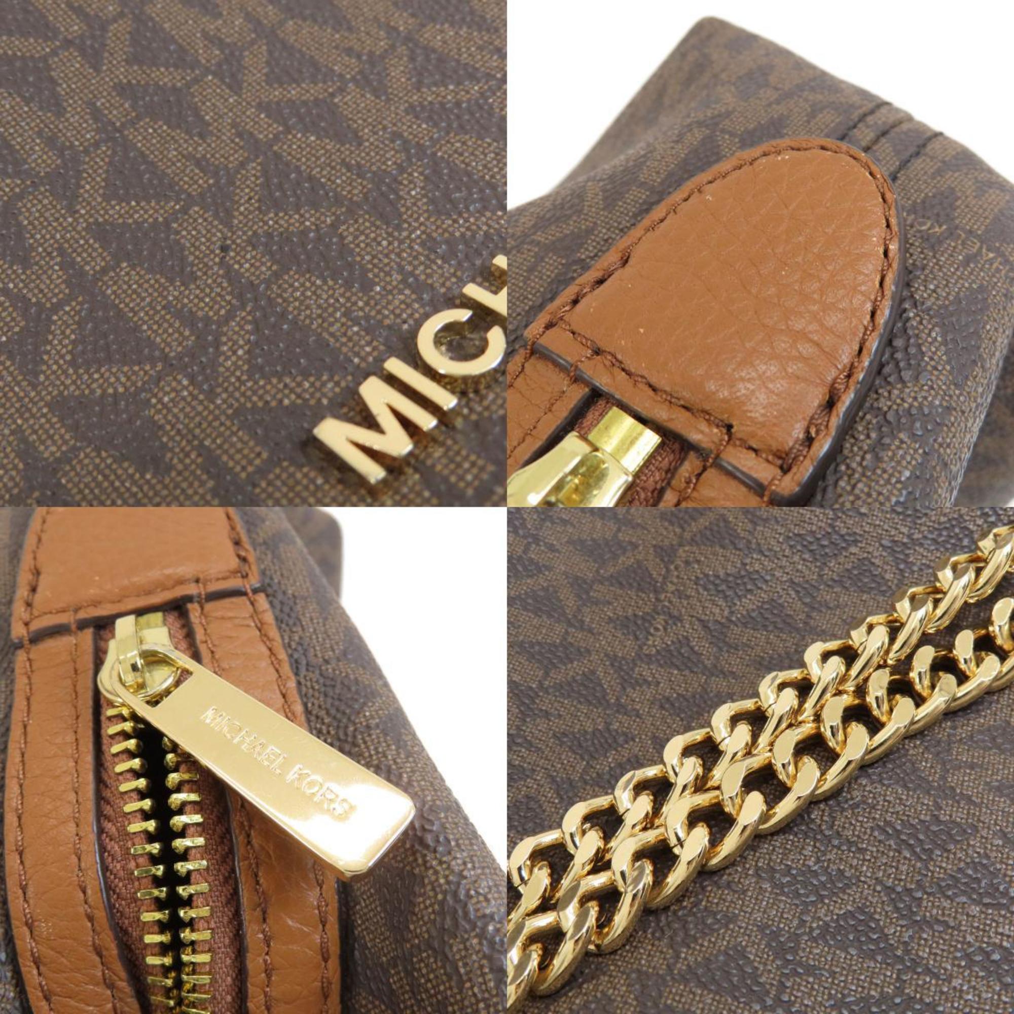 Michael Kors Brown Pvc Shoulder Bag (Pre-Owned)