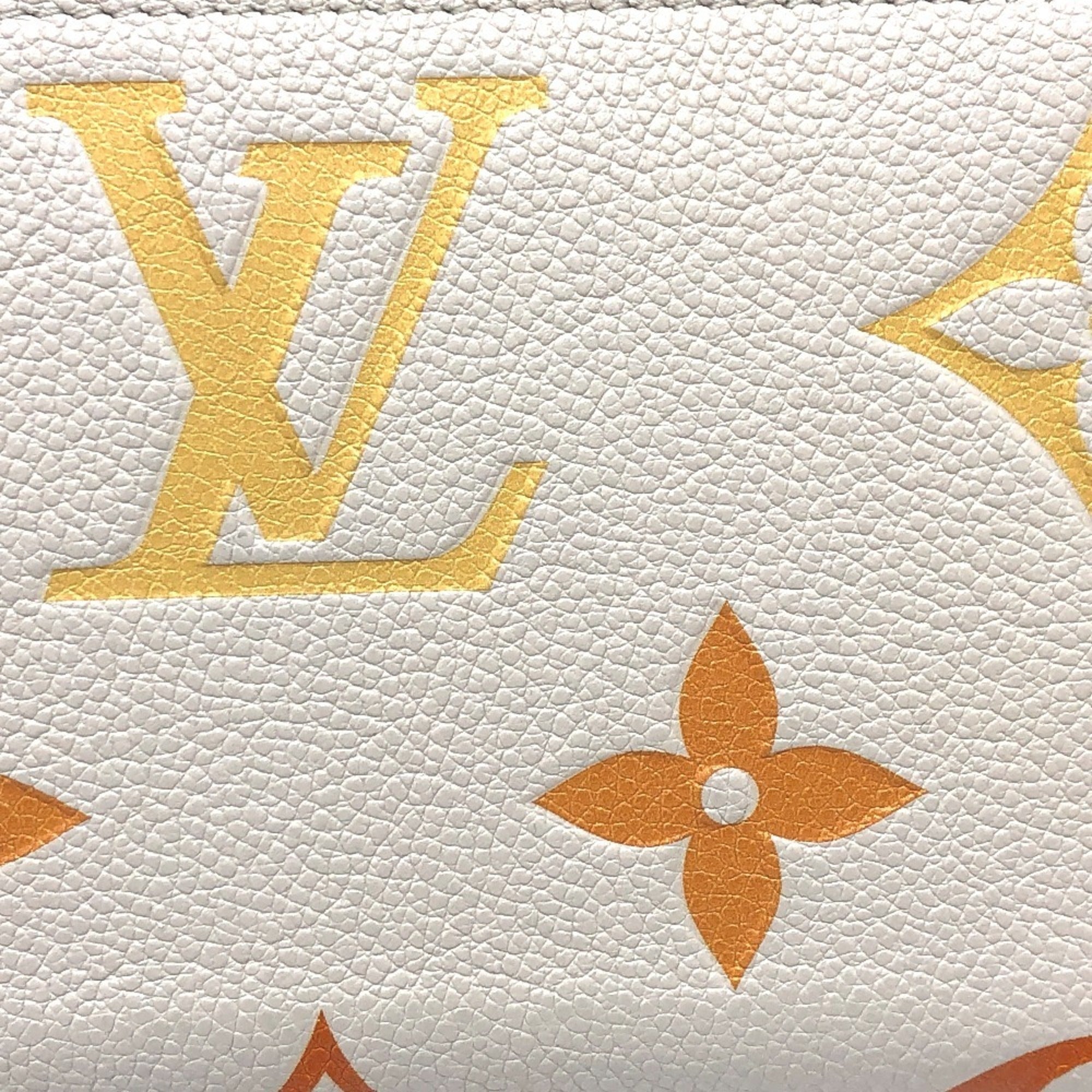 Louis Vuitton Monogram Empreinte Beige Monogram Empreinte Coin Purse/Coin Case (Pre-Owned)
