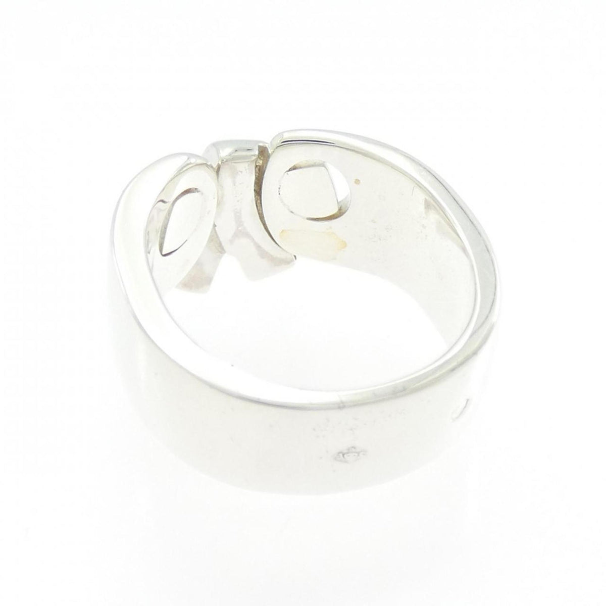 Hermes Silver 925 Band Ring (Pre-Owned)