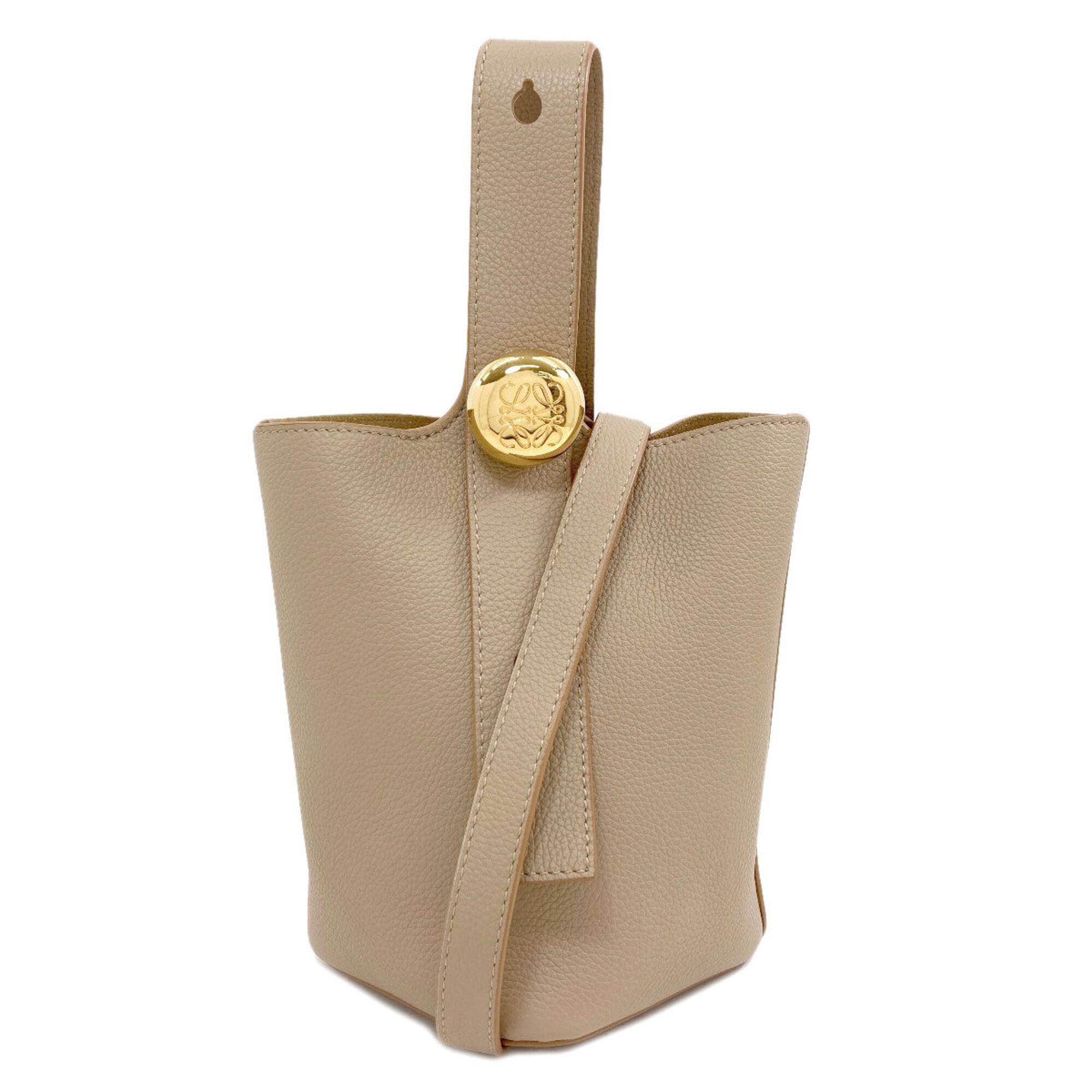 Loewe Sand Leather Handbag (Pre-Owned)