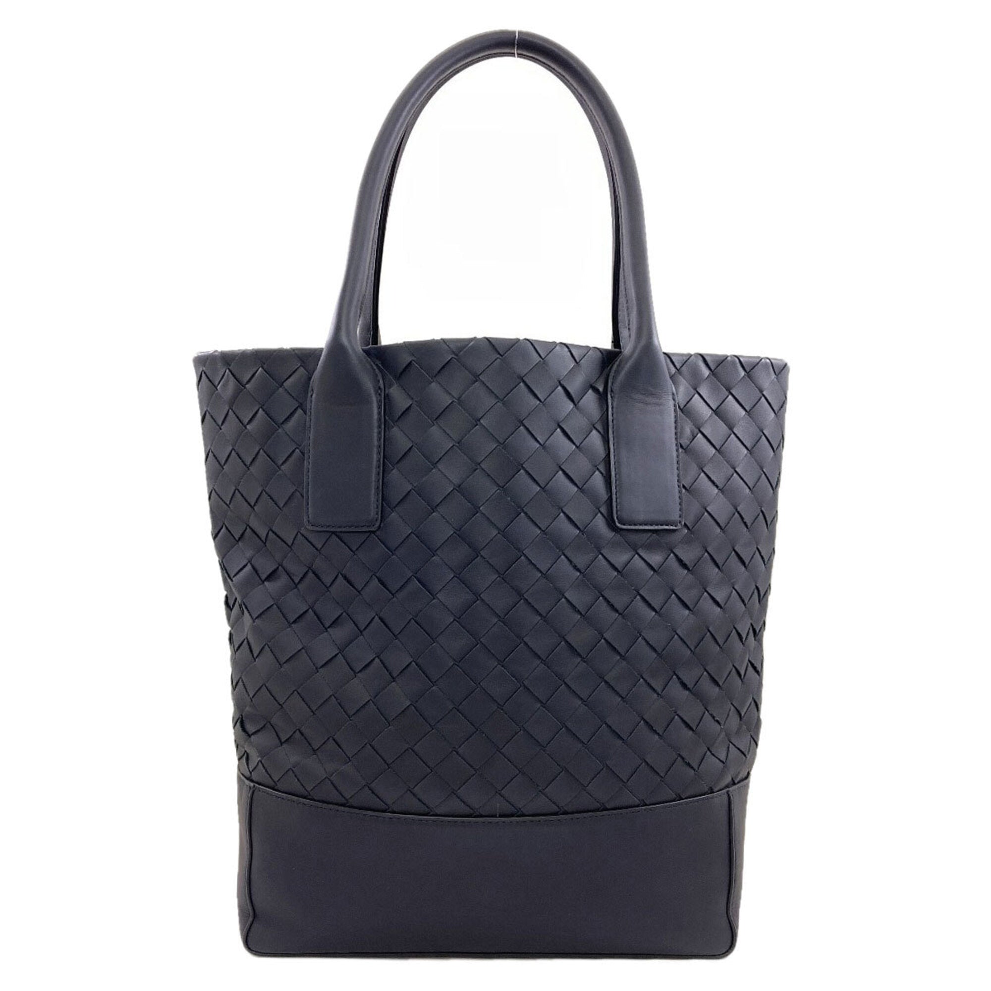 Bottega Veneta Black Leather Tote Bag (Pre-Owned)