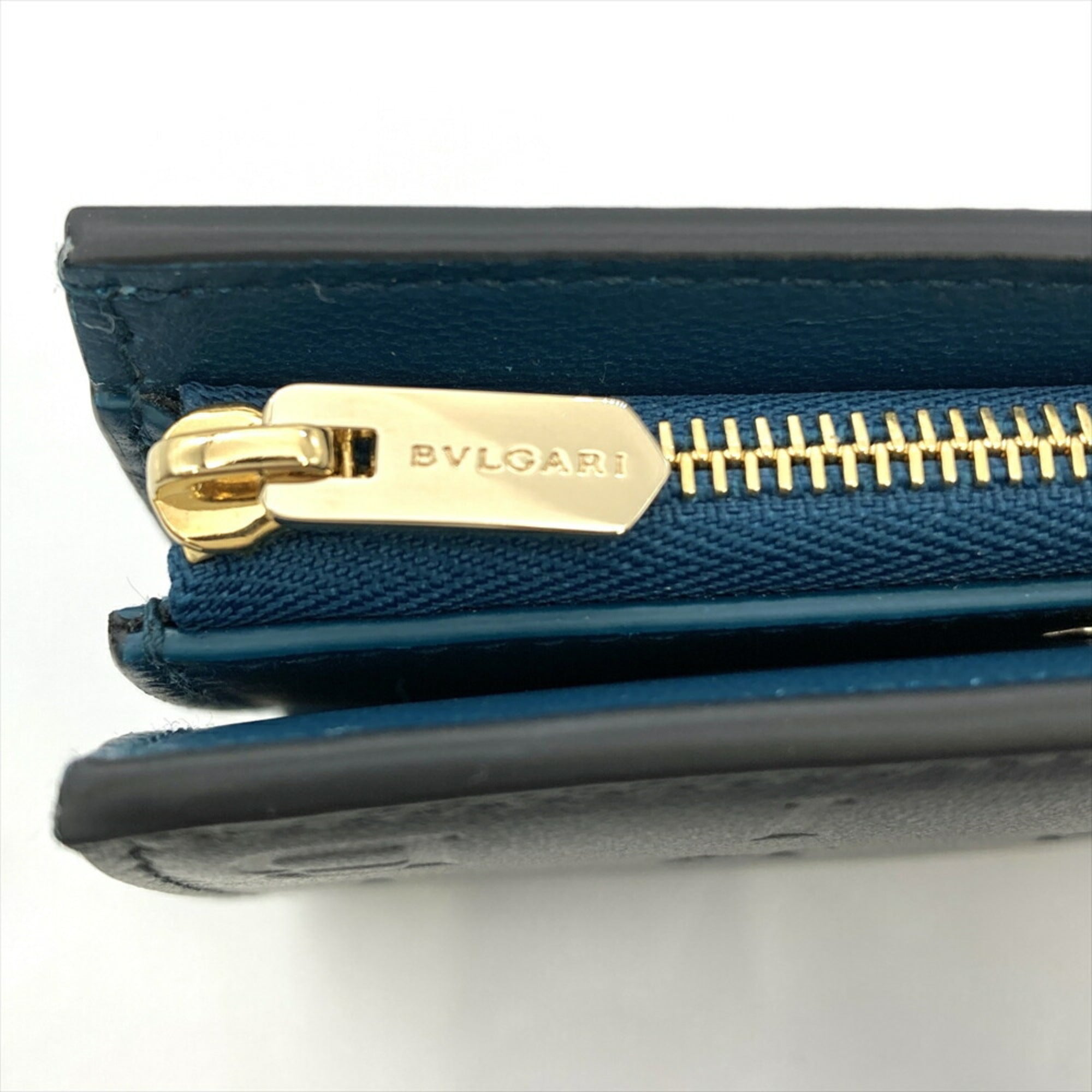 Bvlgari Black Leather Wallet (Bi-Fold) (Pre-Owned)