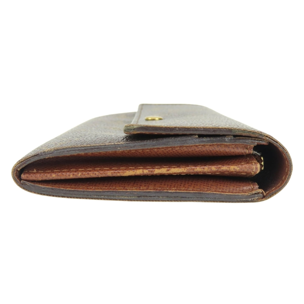 Louis Vuitton Monogram Brown Monogram Long Wallet (Bi-Fold) (Pre-Owned)