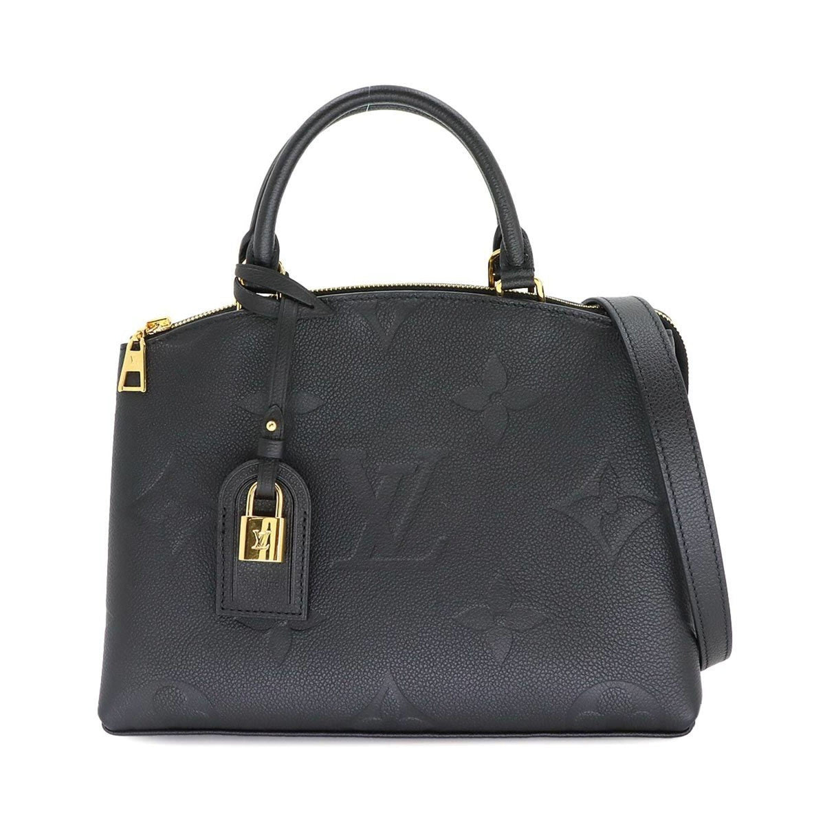 Louis Vuitton Monogram Noir Monogram Empreinte Leather Handbag (Pre-Owned)