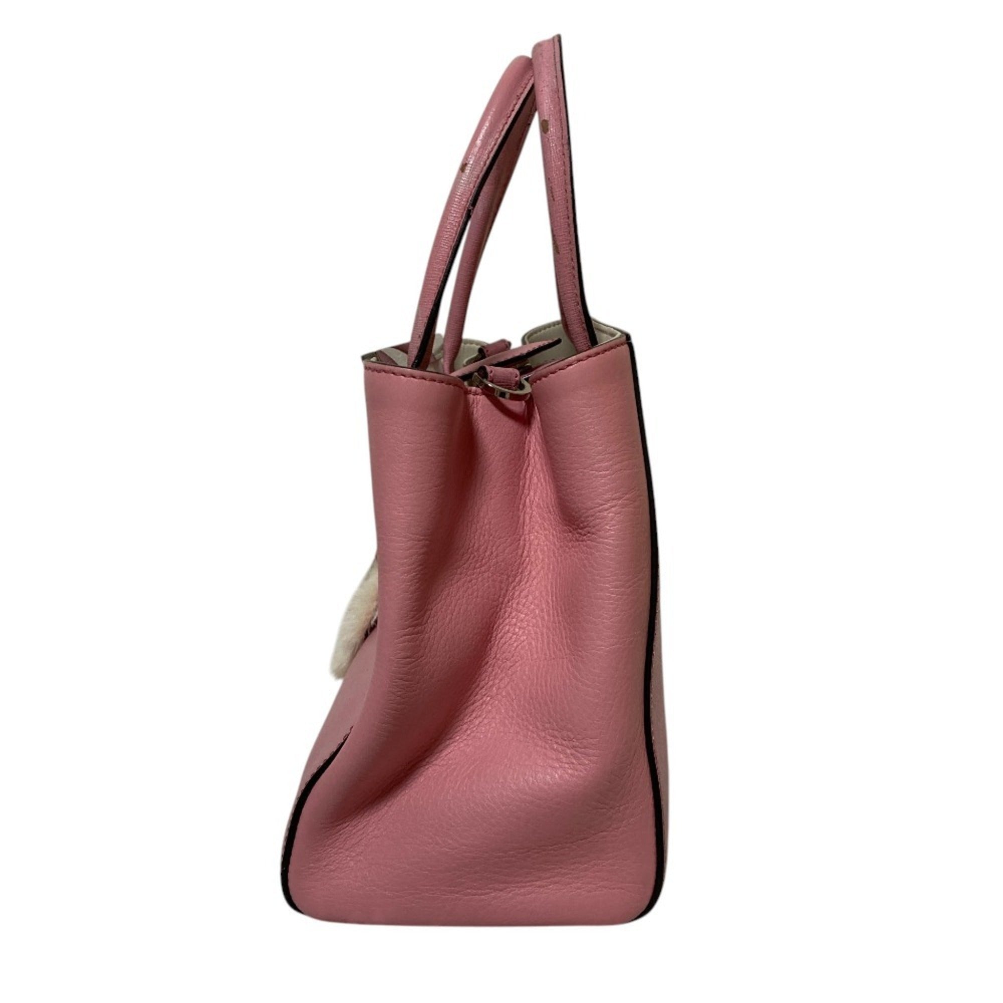 Fendi Pink Leather Handbag (Pre-Owned)