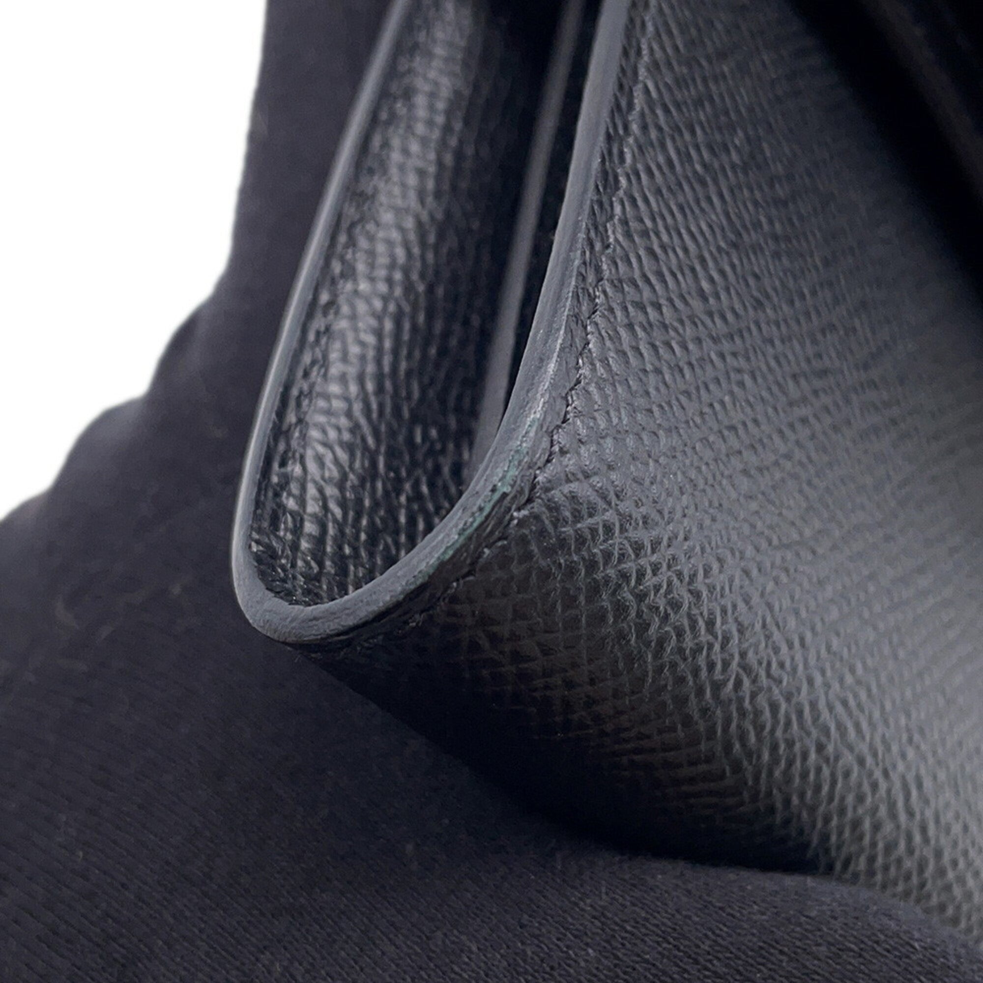 Hermes Black Epsom Leather Long Wallet (Bi-Fold) (Pre-Owned)