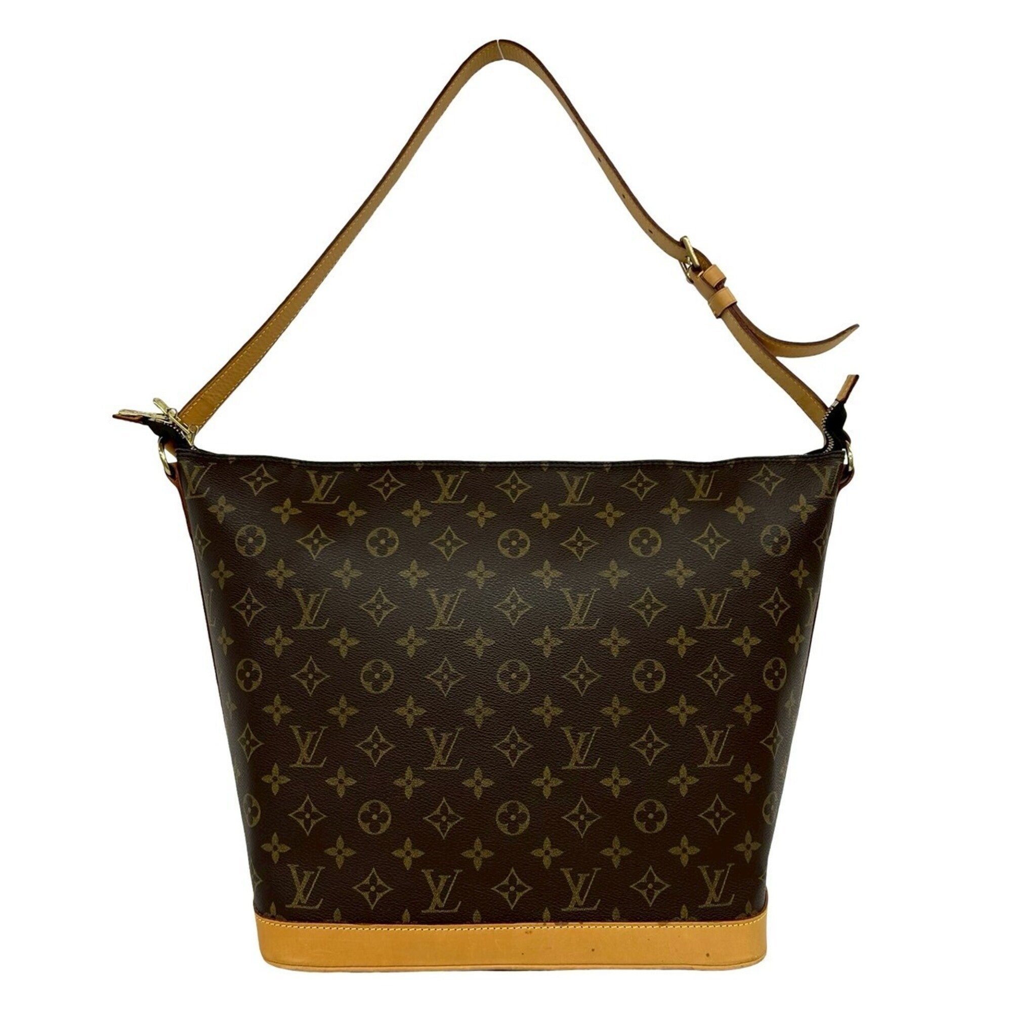 Louis Vuitton Brown Leather Pvc Pouch Shoulder Bag (Pre-Owned)