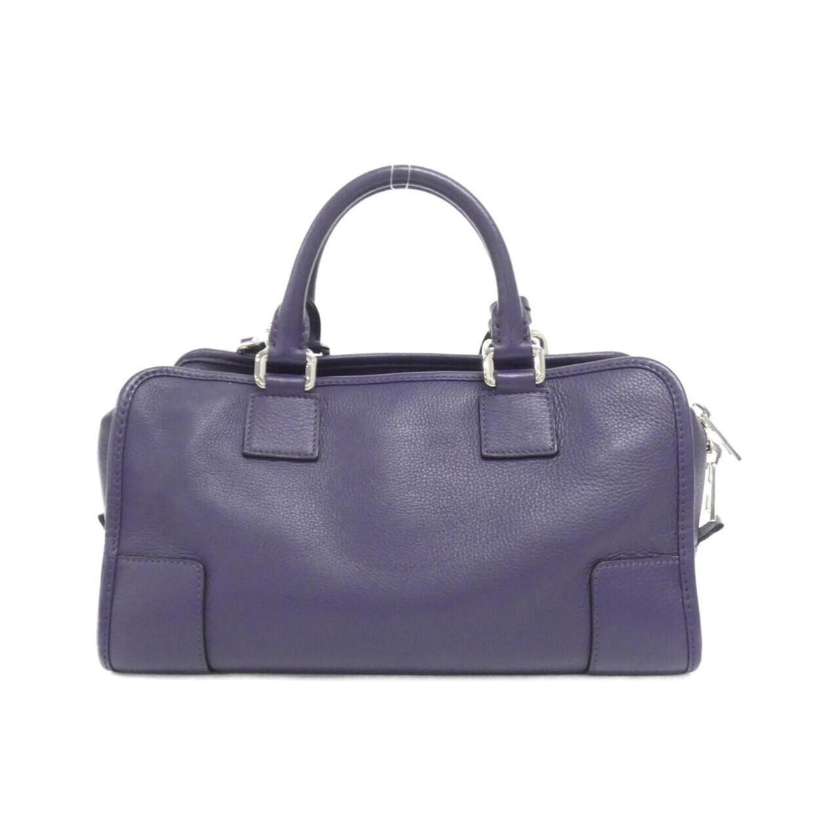 Loewe Purple Leather Handbag (Pre-Owned)