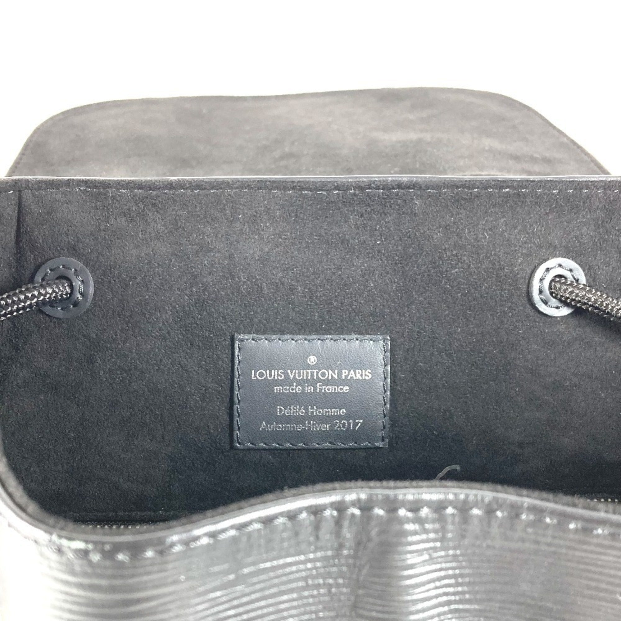 Louis Vuitton Black Noir Epi Leather Backpack (Pre-Owned)