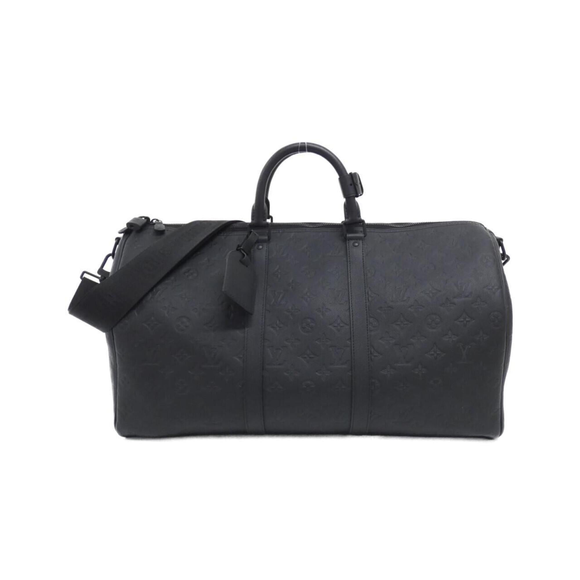 Louis Vuitton Taurillon Black Leather Boston Bag (Pre-Owned)