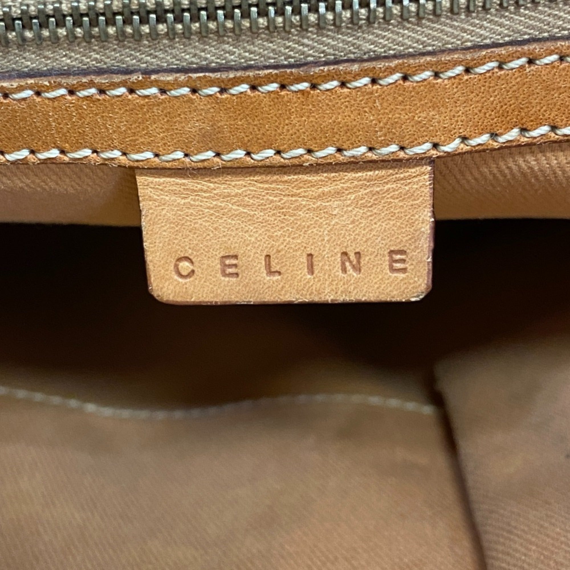 Celine Beige Pvc Tote Bag (Pre-Owned)