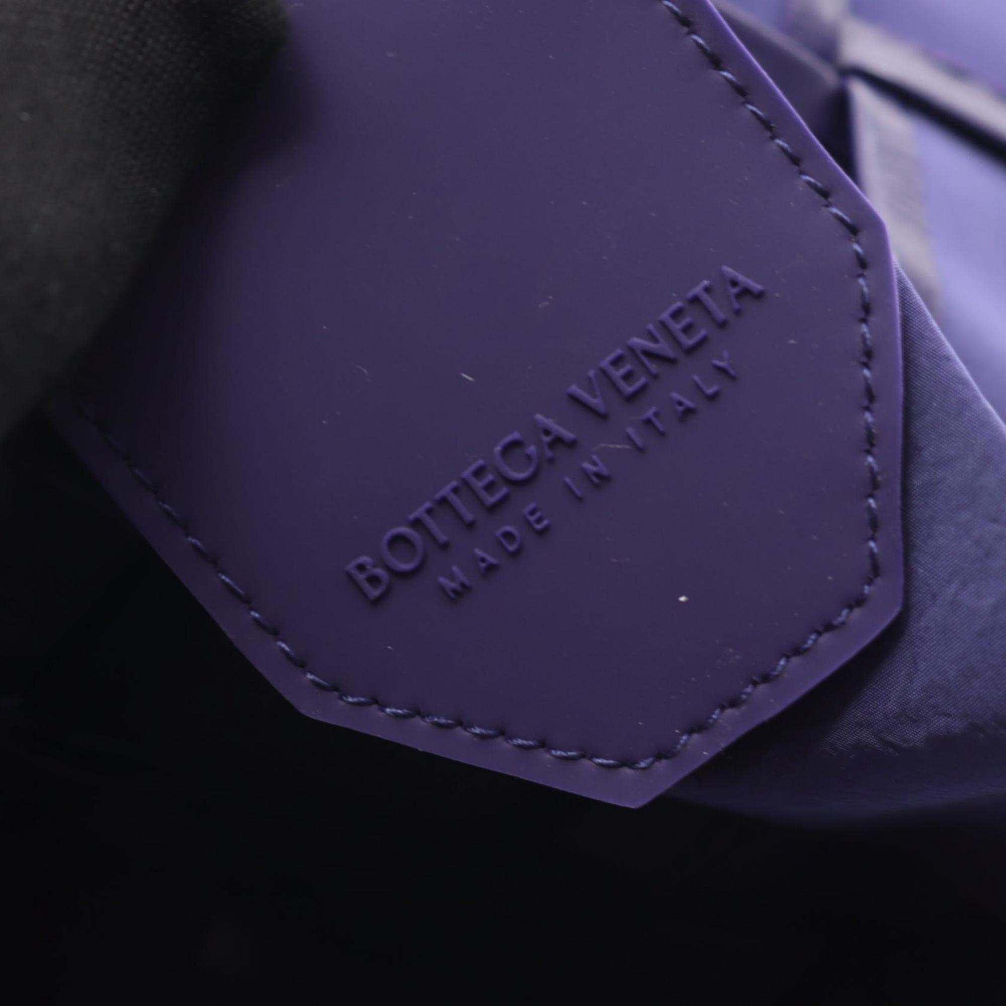 Bottega Veneta Purple Leather Shoulder Bag (Pre-Owned)