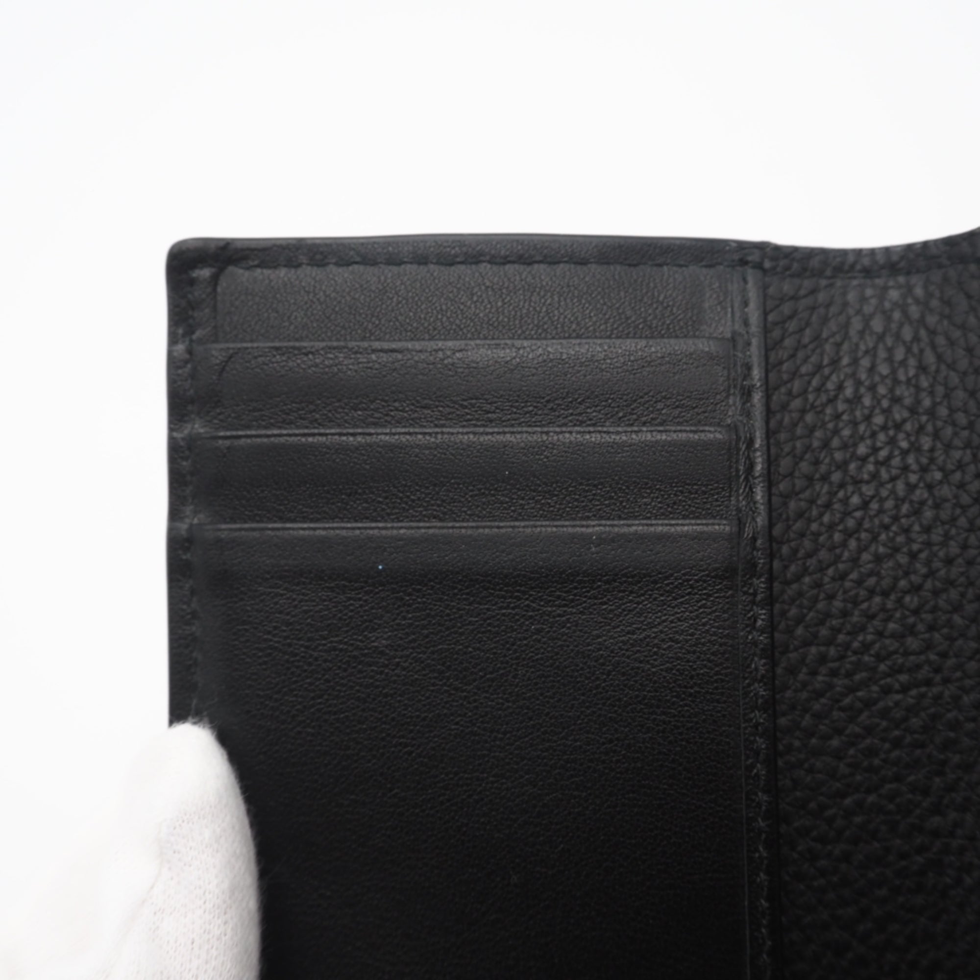 Christian Dior Leather Card Wallet (Pre-Owned)
