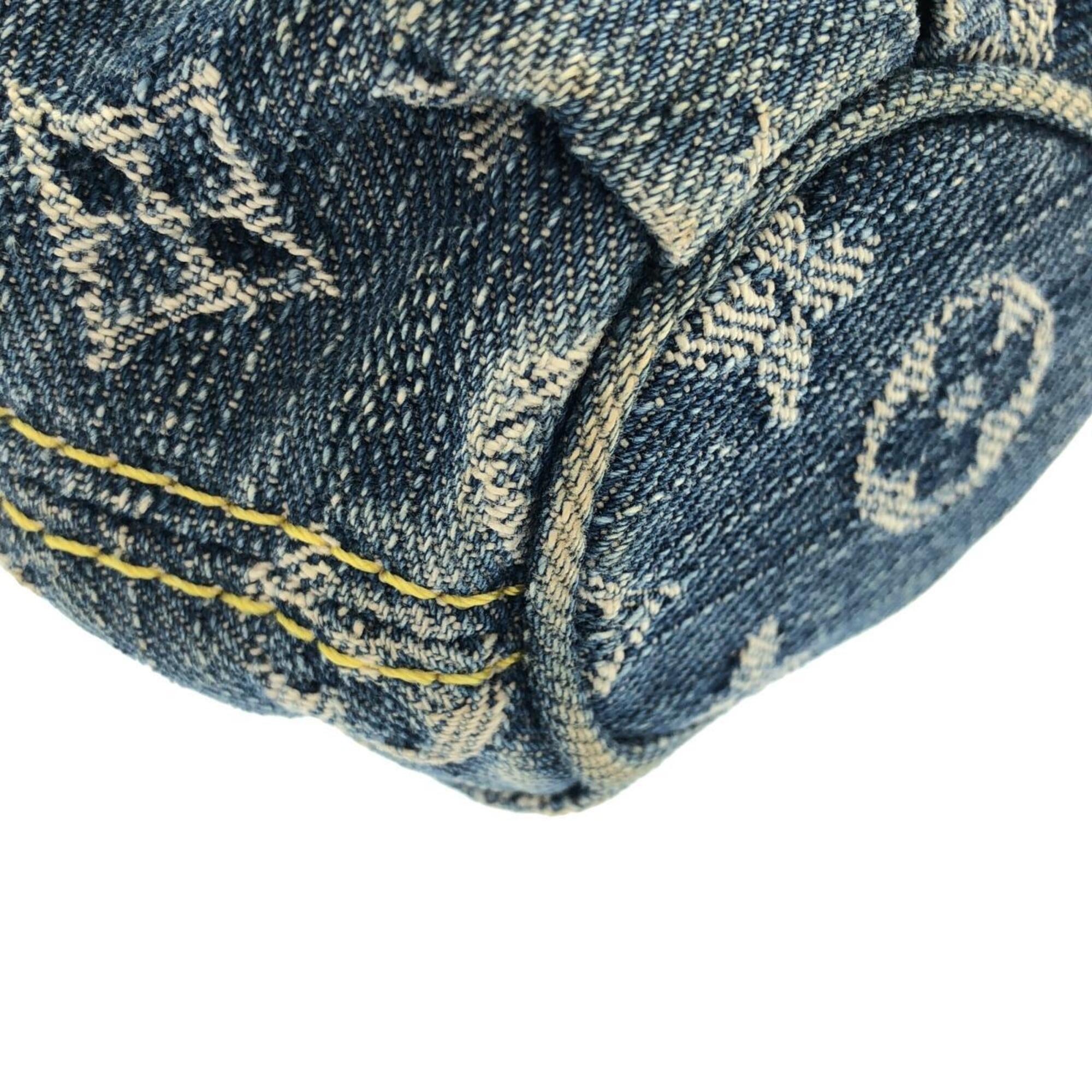 Louis Vuitton Blue Denim Shoulder Bag (Pre-Owned)