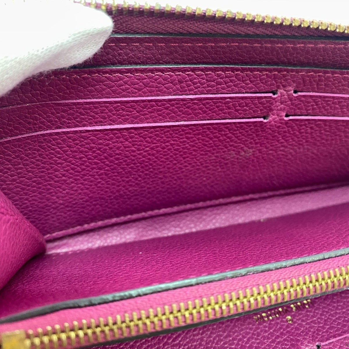 Louis Vuitton Purple Monogram Empreinte Long Wallet (Bi-Fold) (Pre-Owned)