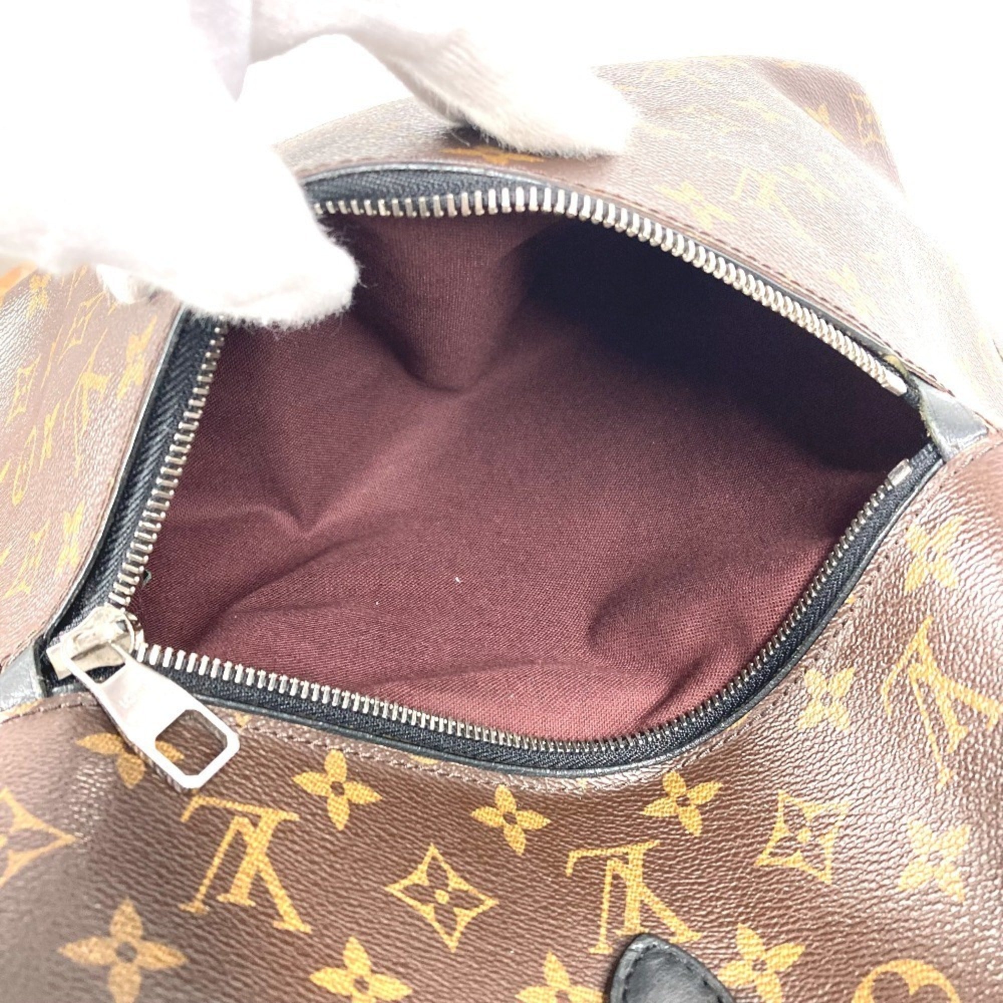 Louis Vuitton Black Brown Galle Monogram Backpack (Pre-Owned)