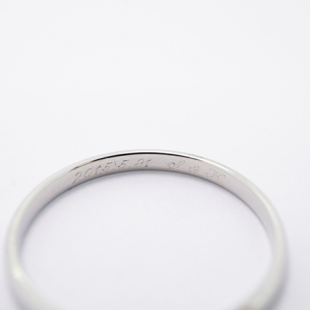 Tiffany Platinum 950 Band Ring (Pre-Owned)