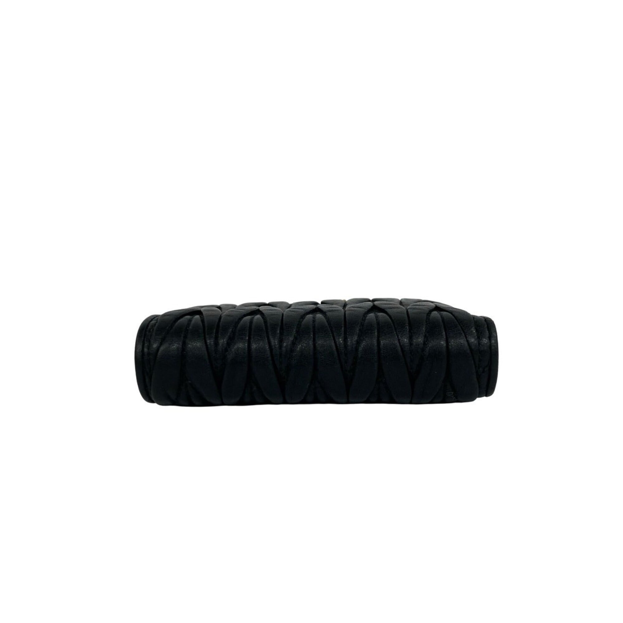 Miu Miu Black Leather Wallet (Bi-Fold) (Pre-Owned)