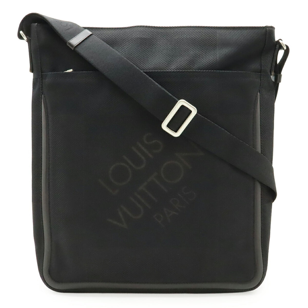Louis Vuitton Black Noir Damier Geant Canvas Shoulder Bag (Pre-Owned)