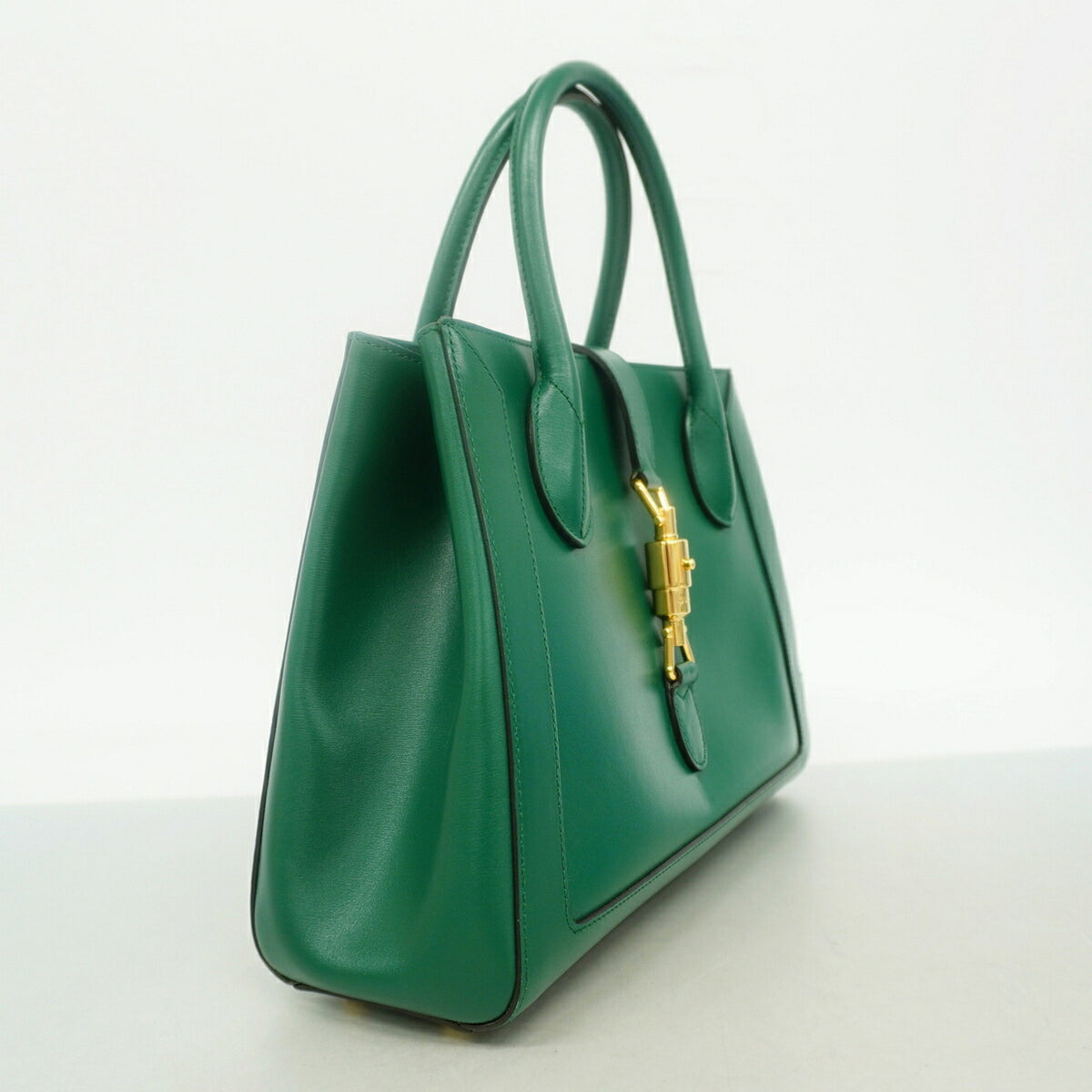 Gucci Green Leather Handbag (Pre-Owned)
