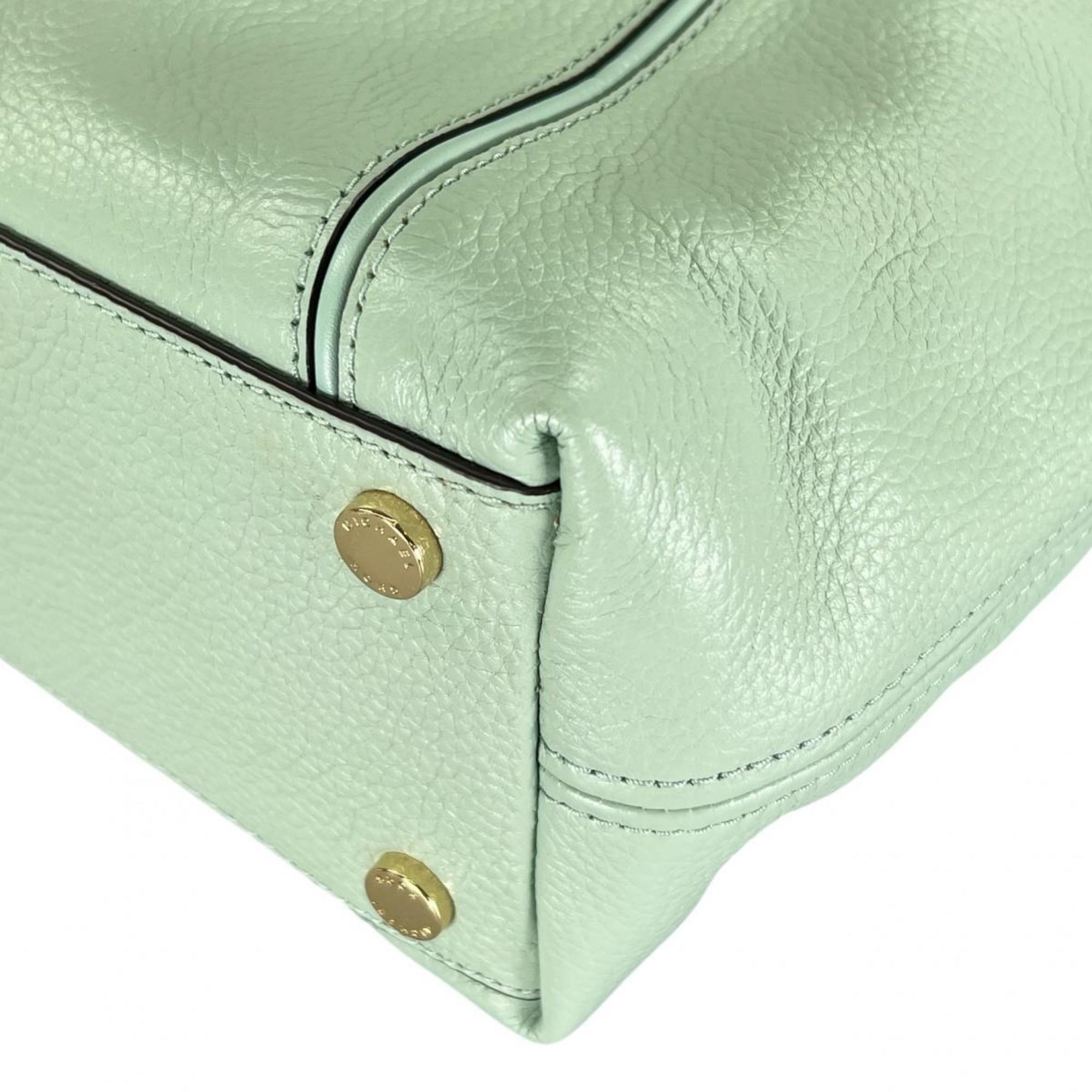 Michael Kors Light Green Handbag Shoulder Bag (Pre-Owned)