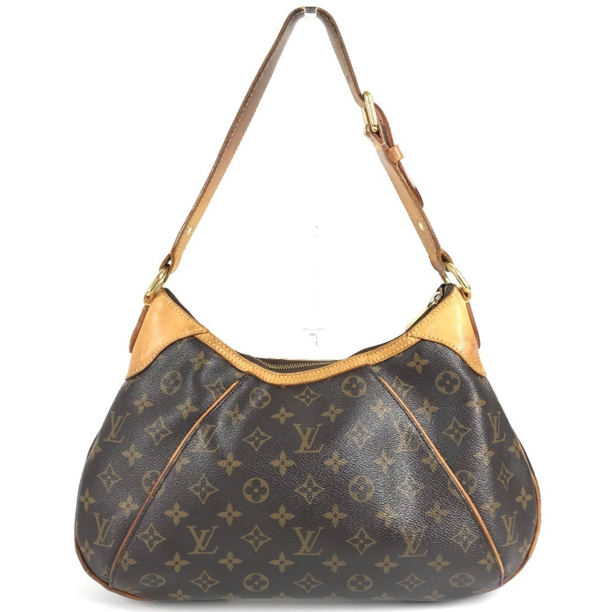 Louis Vuitton Brown Monogram Canvas Shoulder Bag (Pre-Owned)