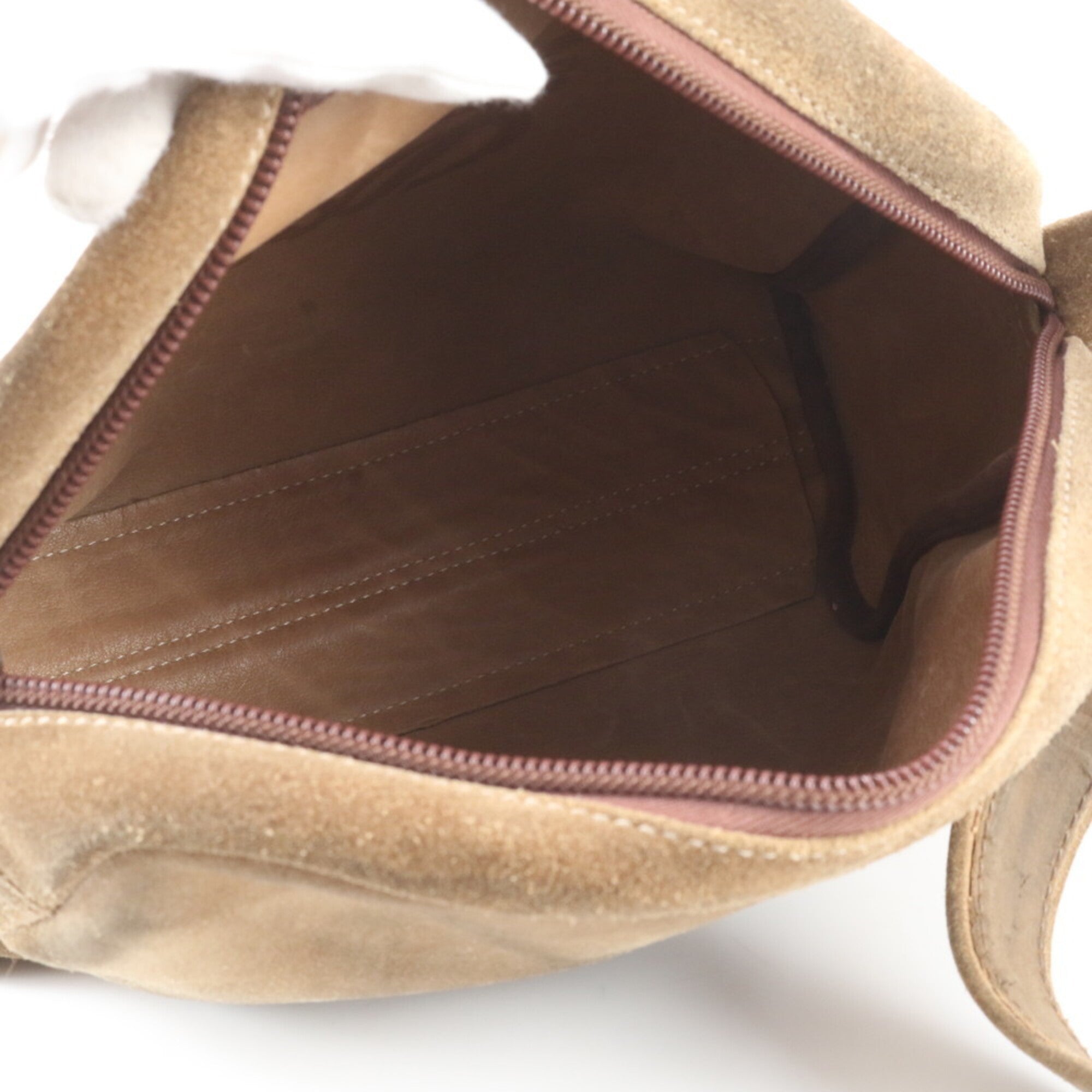 Loewe Beige Leather Shoulder Bag Tote Bag (Pre-Owned)