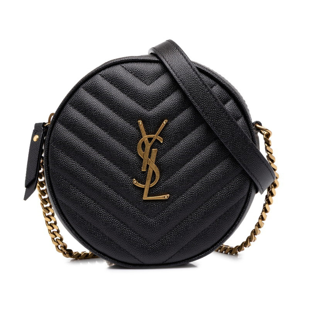 Saint Laurent Black Leather Shoulder Bag (Pre-Owned)