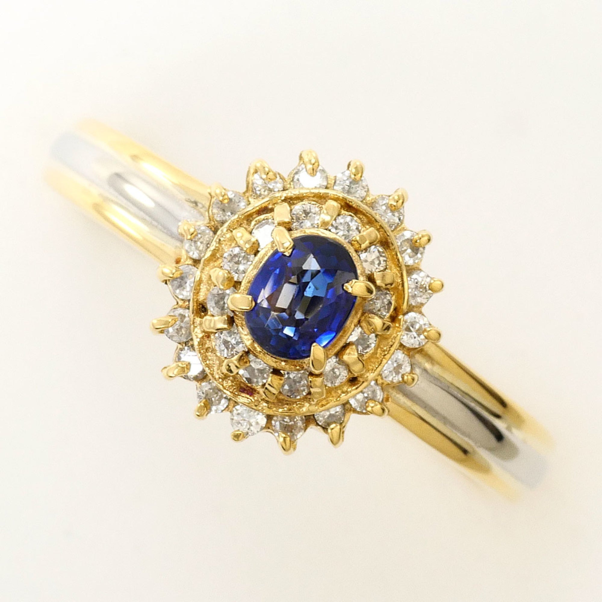 Unbranded Platinum Yellow Gold Yellow Gold (18K) Platinum 900 Band Ring (Pre-Owned)