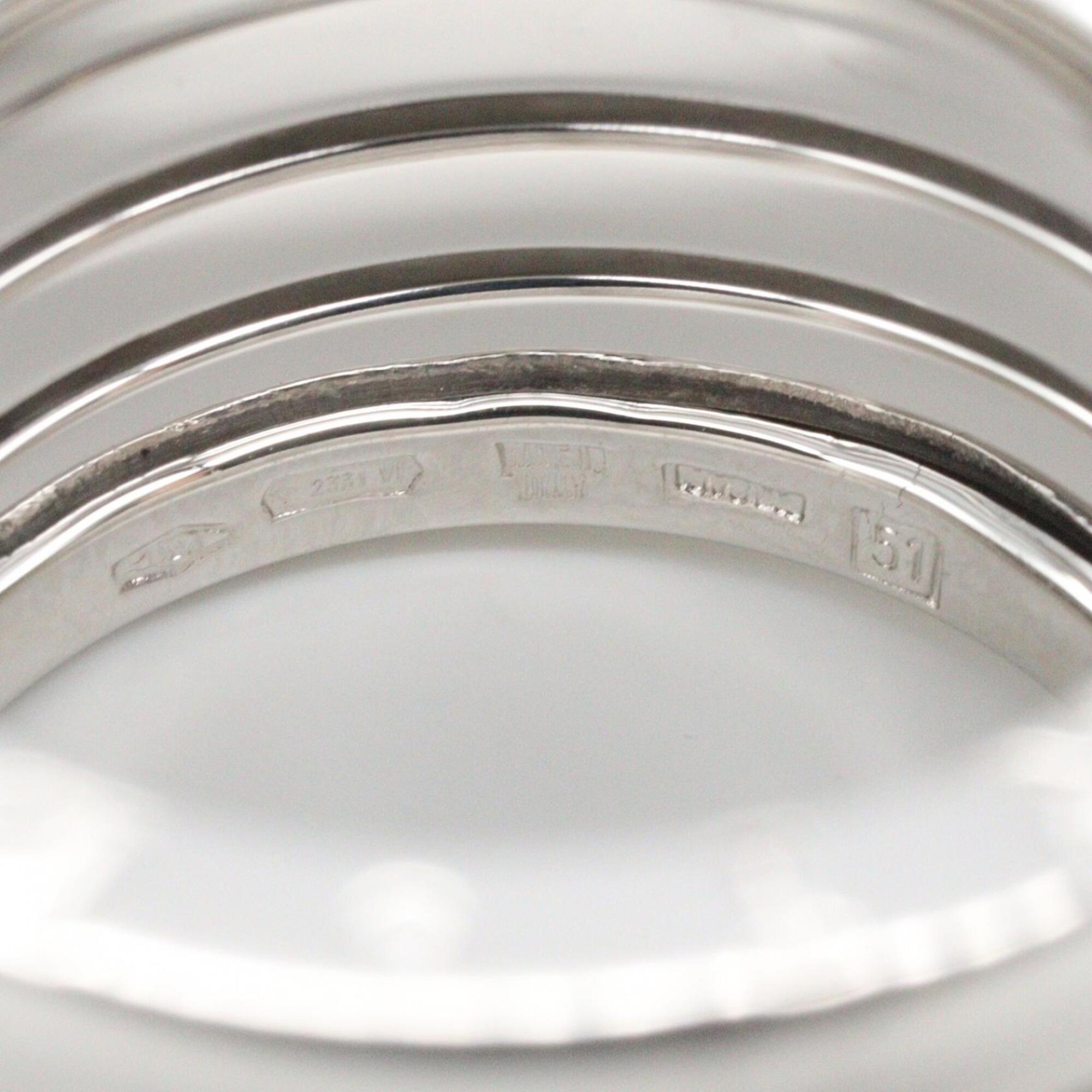 Bvlgari Silver White Gold (18K) Band Ring (Pre-Owned)
