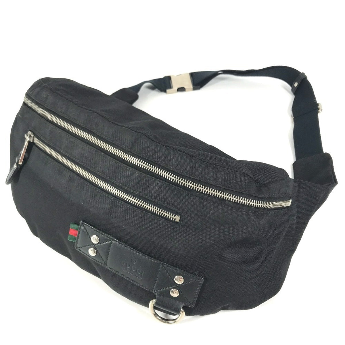 Gucci Black Nylon Sling Bag (Pre-Owned)