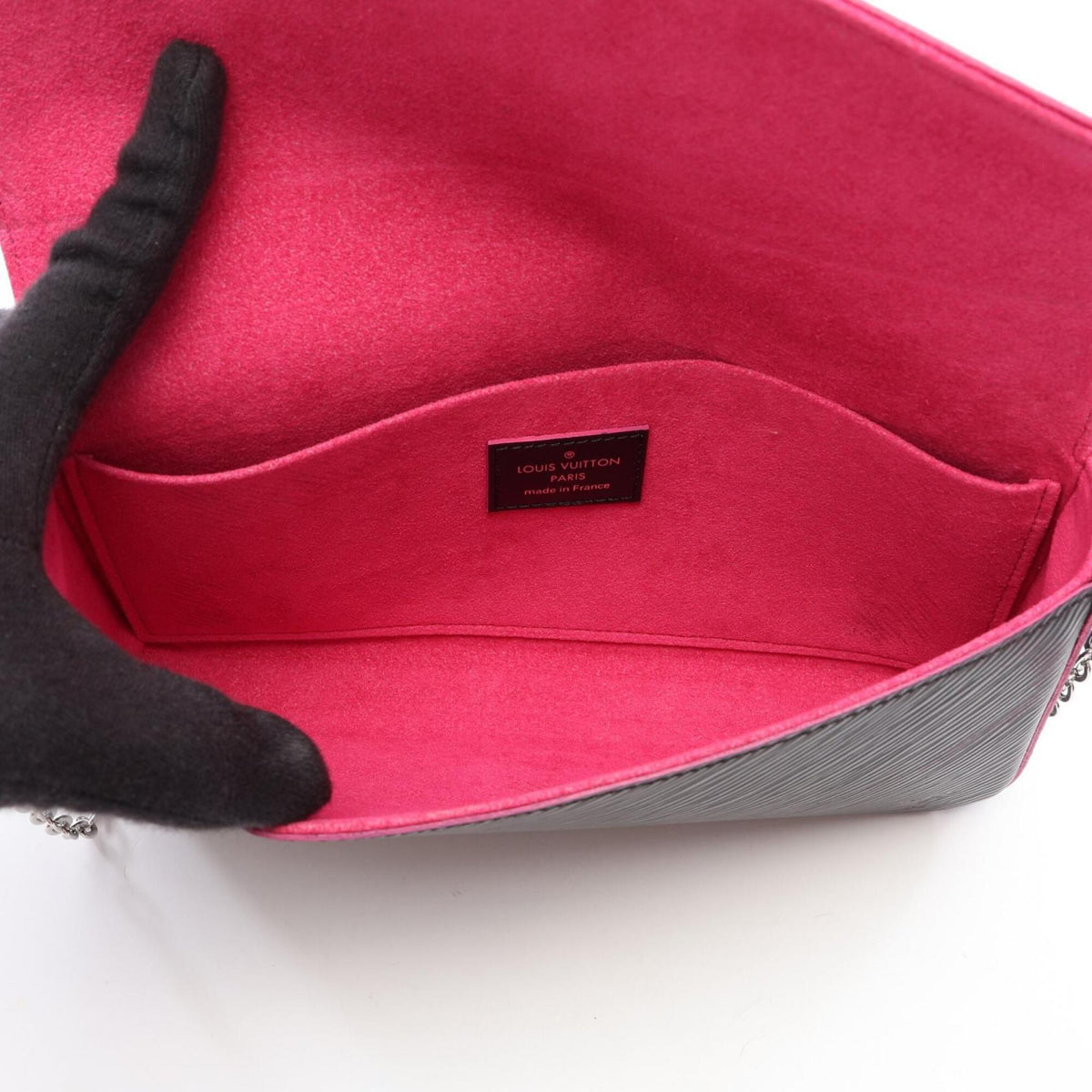 Louis Vuitton Black Pink Cuir Ombre Leather Handbag Shoulder Bag (Pre-Owned)