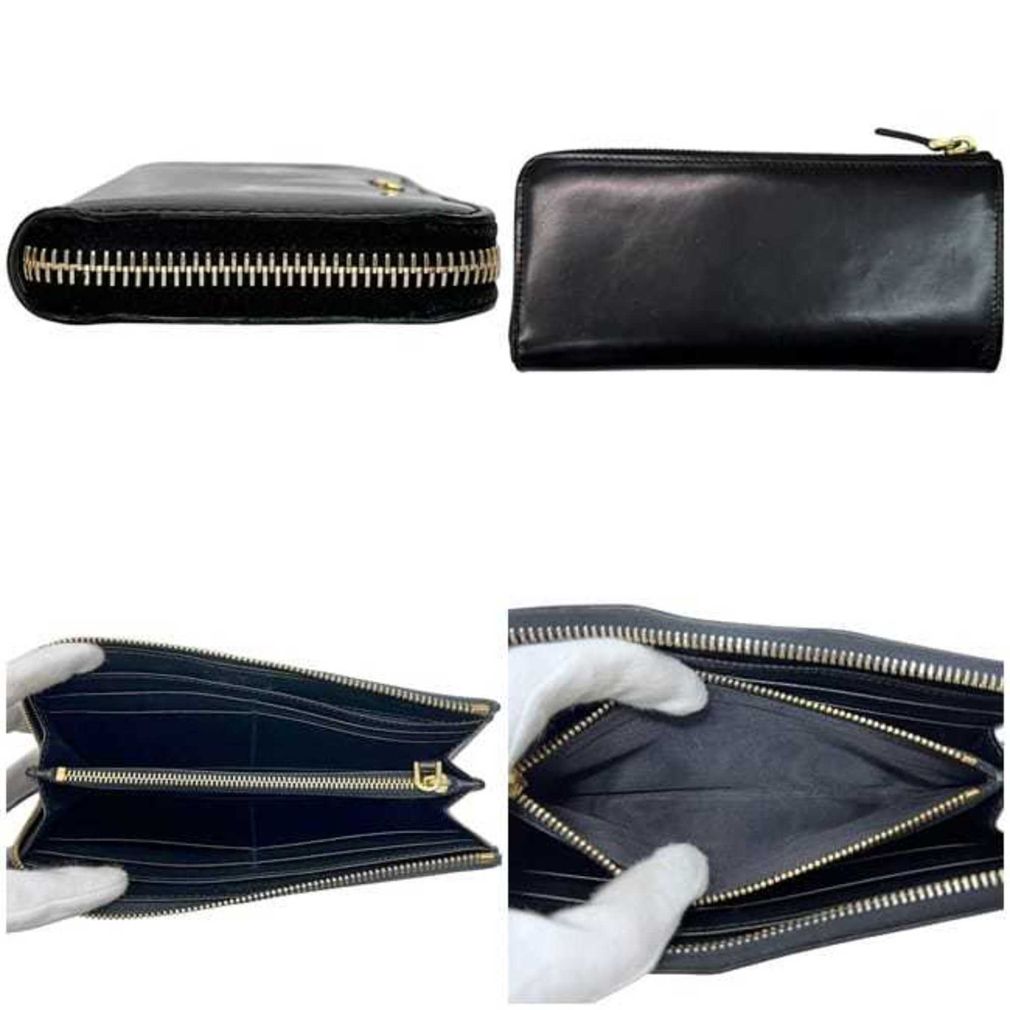 Miu Miu Black Leather Coin Purse/Coin Case (Pre-Owned)