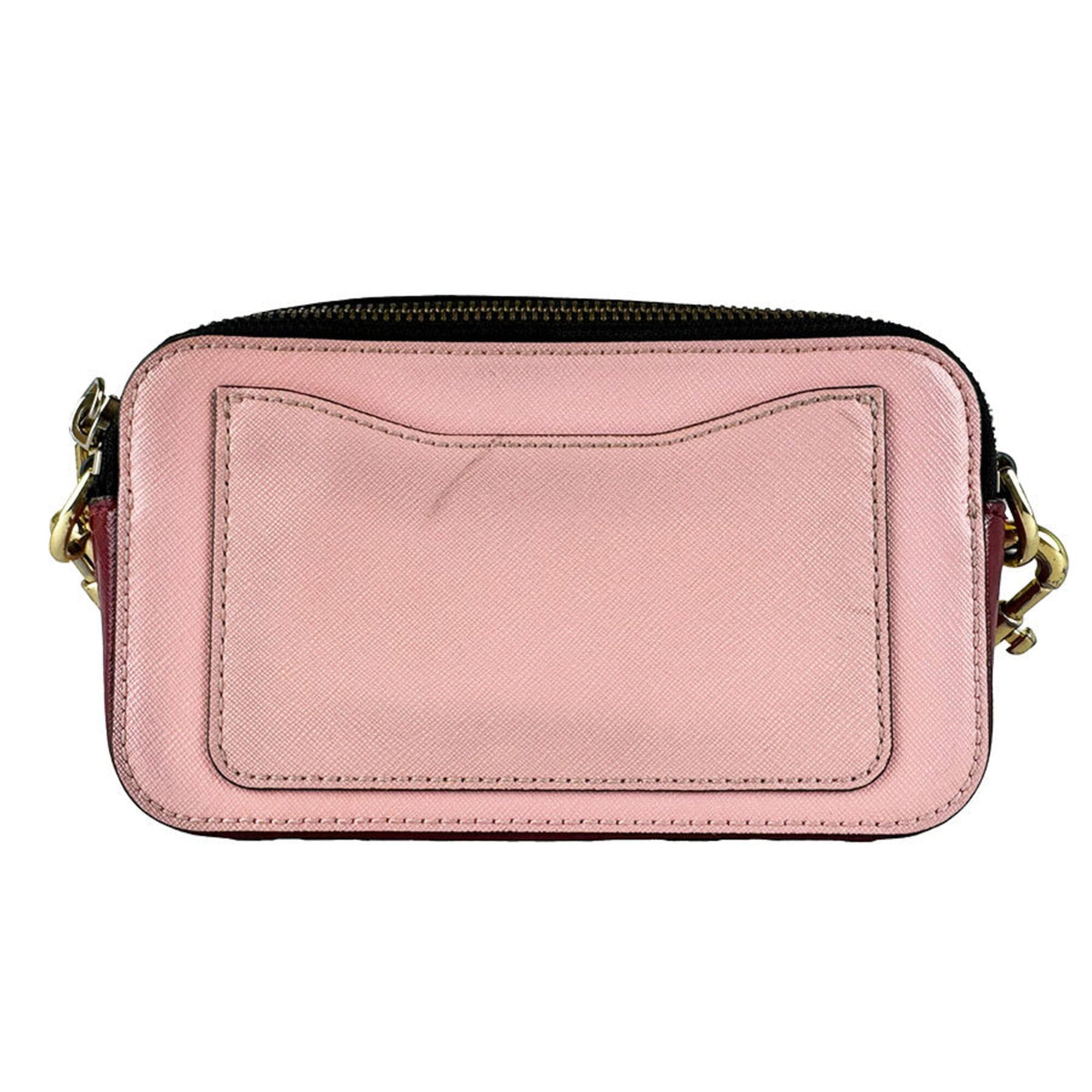 Marc Jacobs Gold Pink Red Color Coated Canvas Shoulder Bag (Pre-Owned)