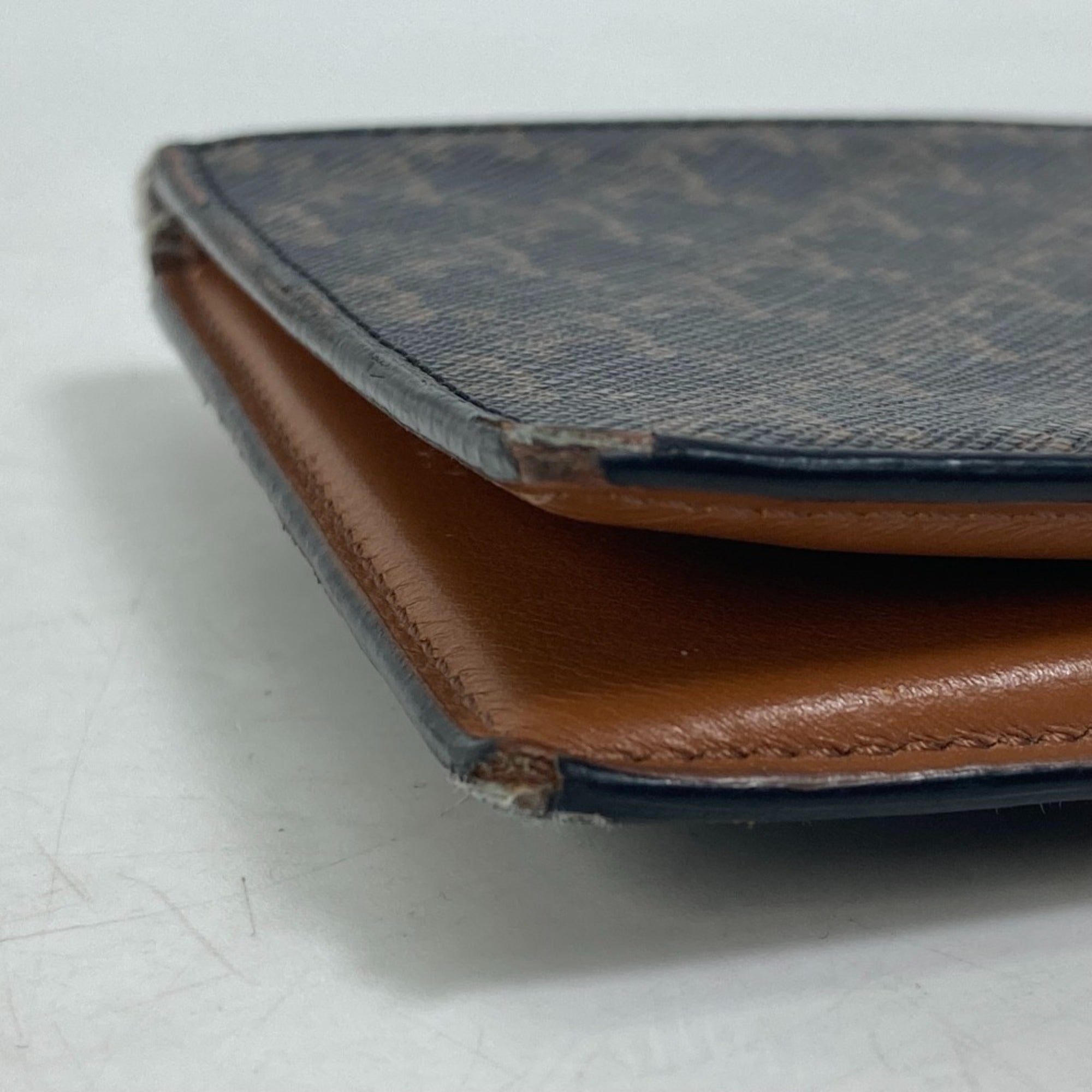 Celine Brown Dark Brown Leather Wallet (Bi-Fold) (Pre-Owned)